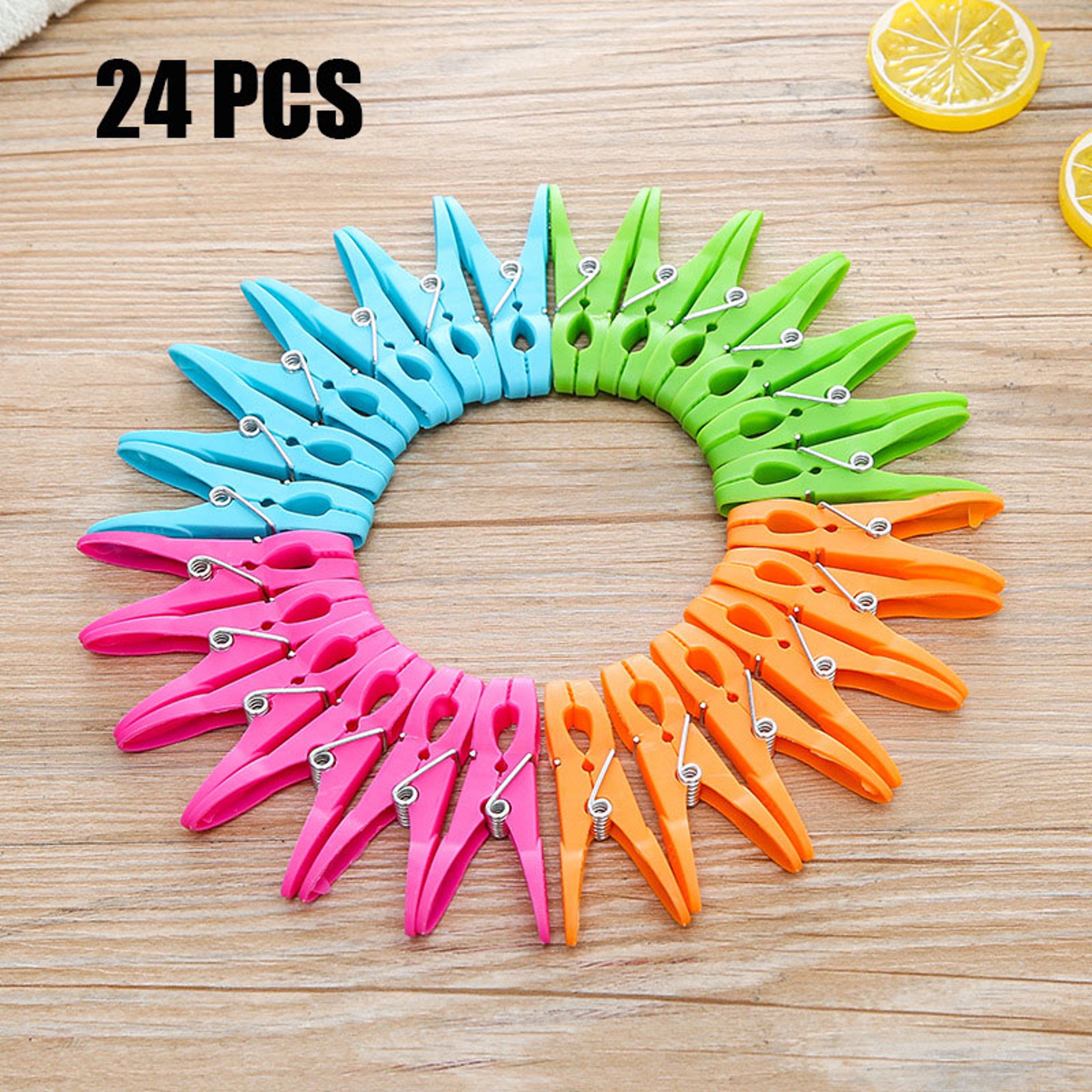 Premium Laundry Clothespins  Clothes Drying Clips Set Durable Plastic Clothes Pegs For Towels Socks 5