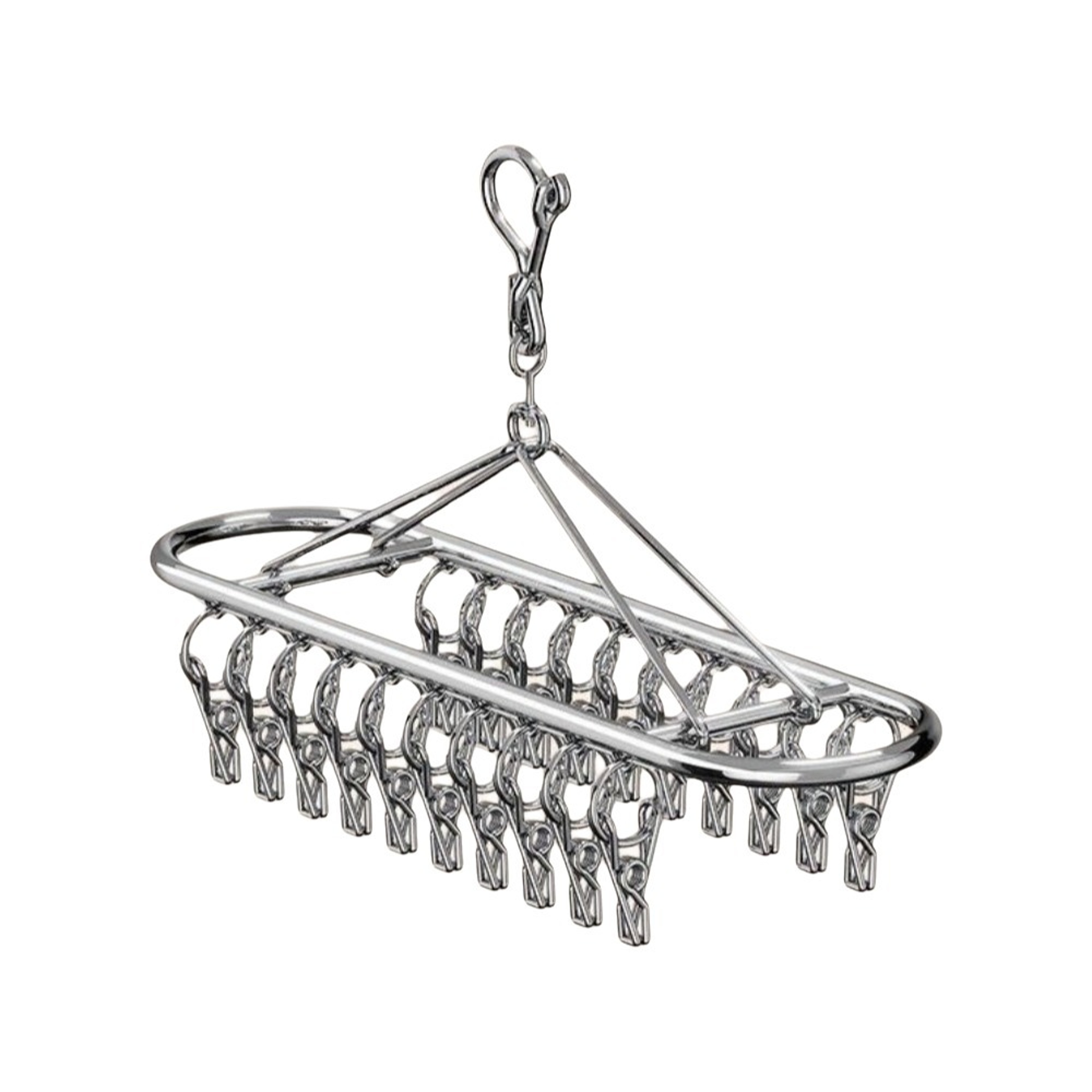 Stainless Steel Windproof Sock  Underwear Drying Rack Clip Laundry Clips Drying Holder 6