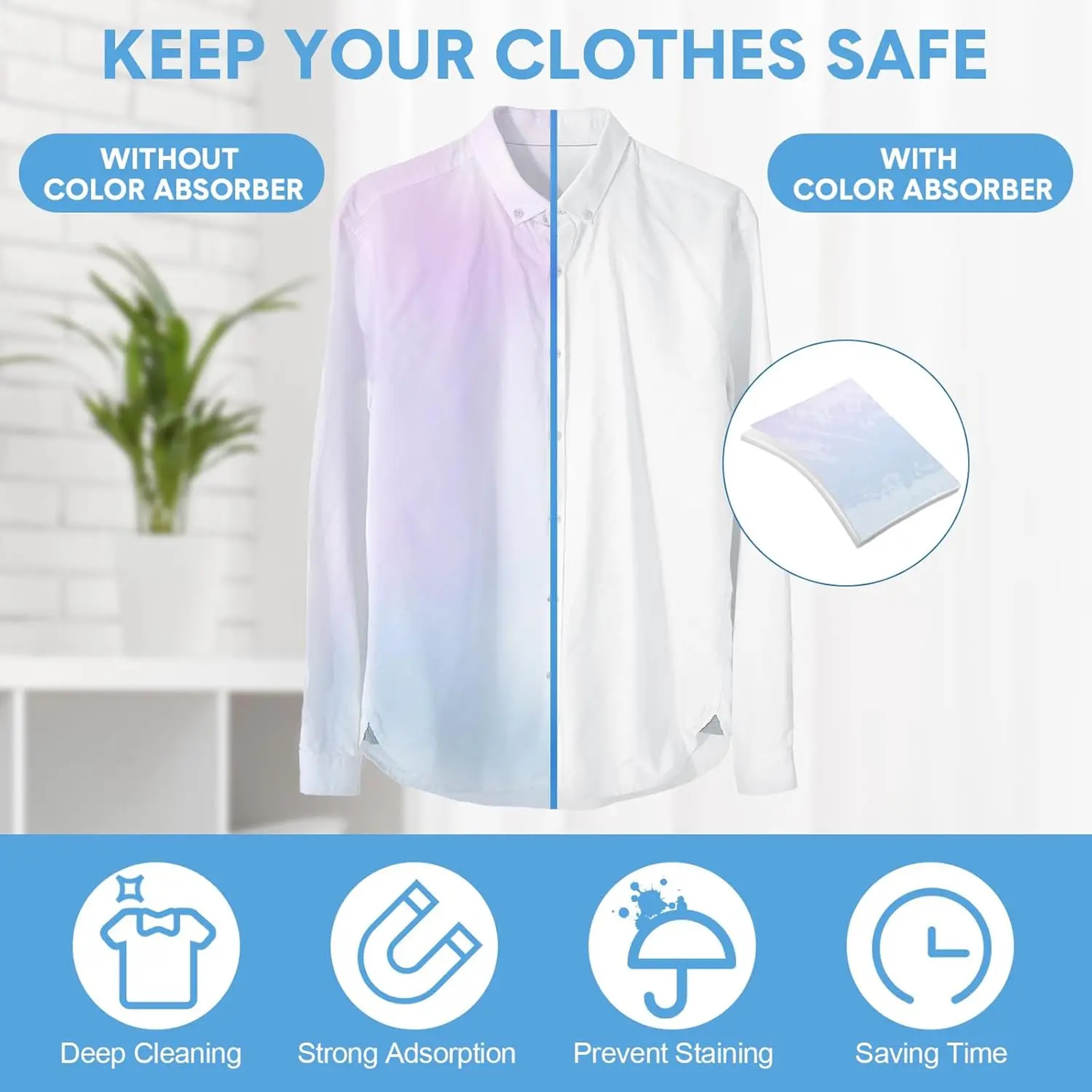 ColorGuard Laundry Color Catcher Sheets For Dye Transfer Protection  Brighter Clothes 1