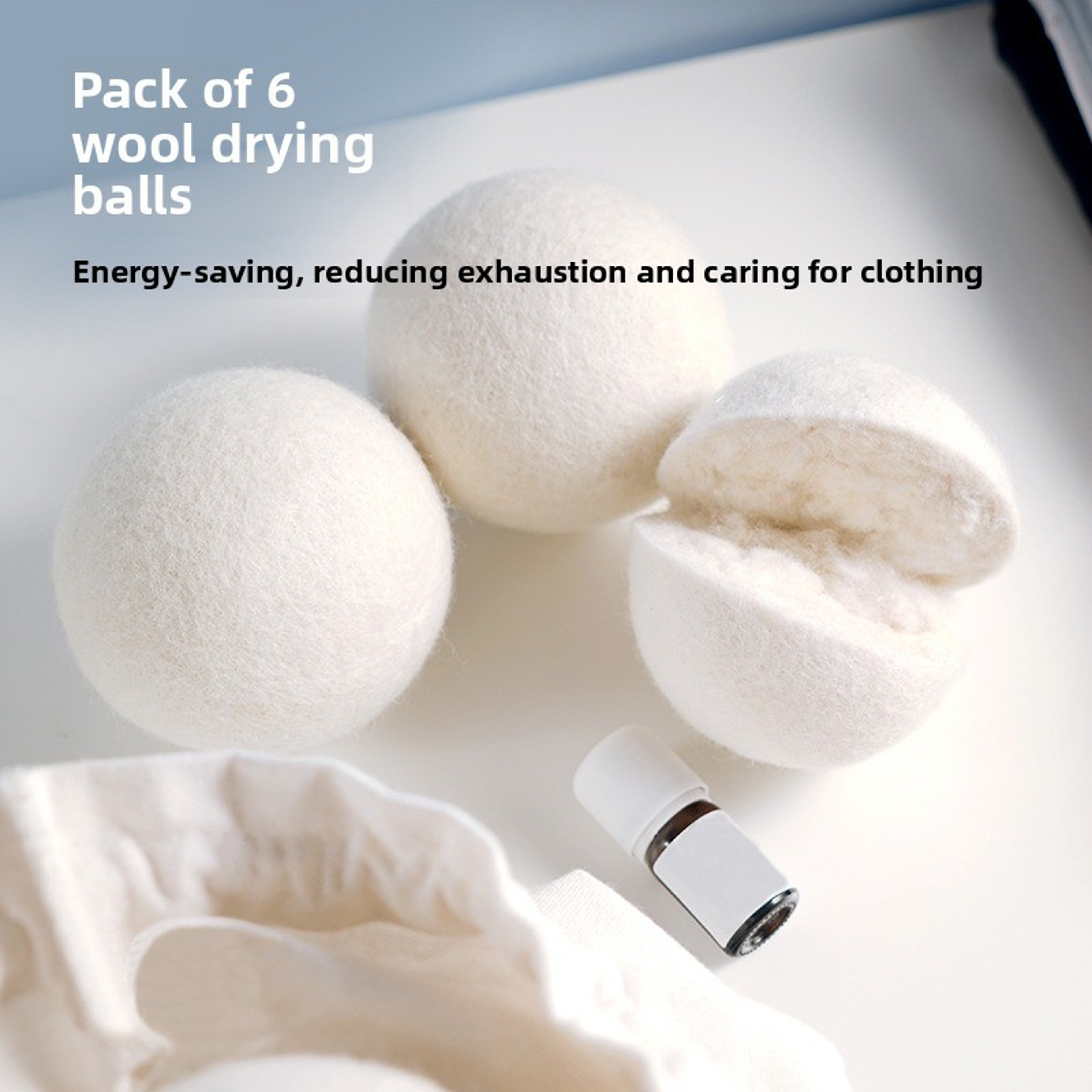 FreshSphere Laundry Softener  Lint Removal Balls For Static Free Fresh Smelling Clothes 4