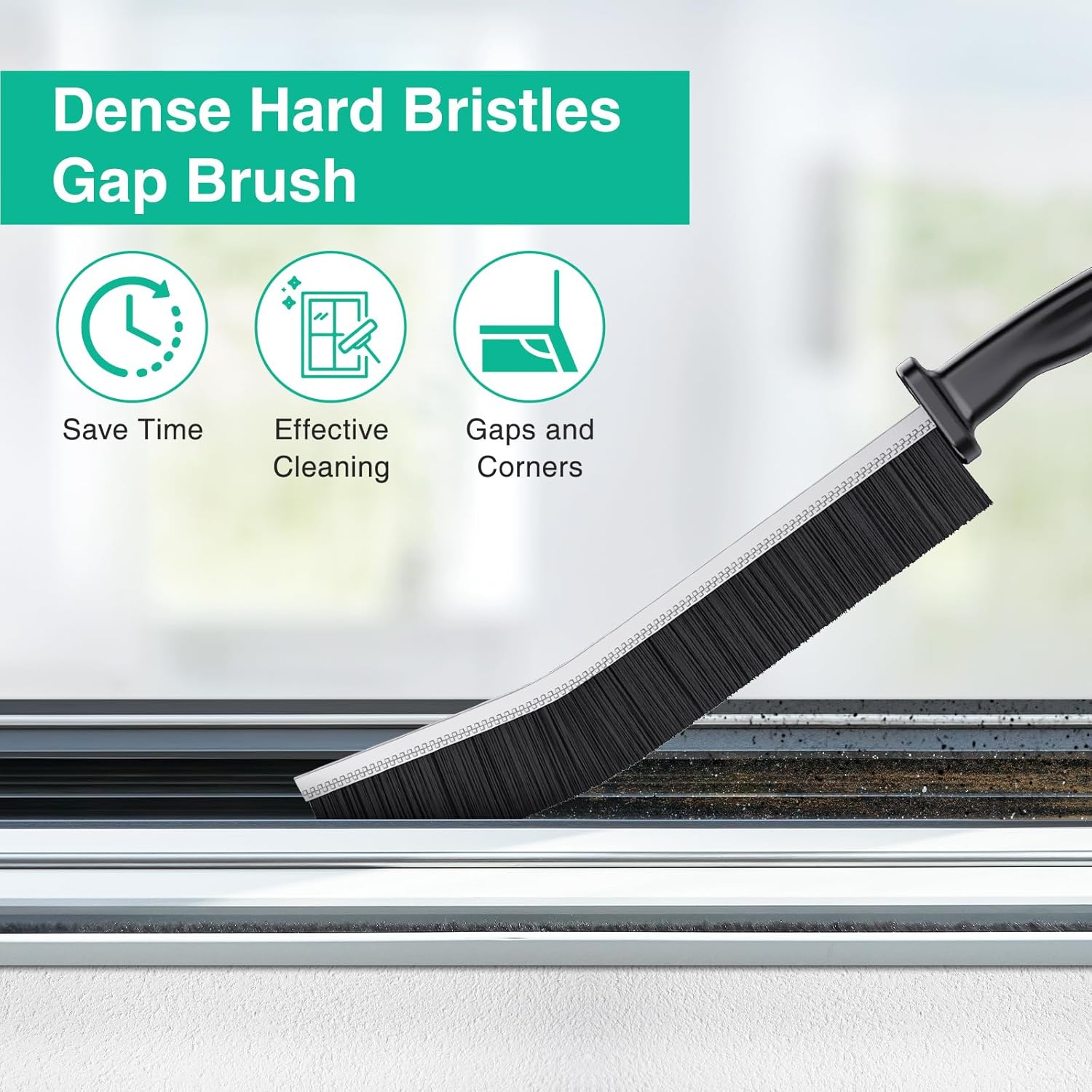 DeepReach Crevice Cleaning Brush Set For Tile Gaps Window Tracks  Bathroom Corners 2