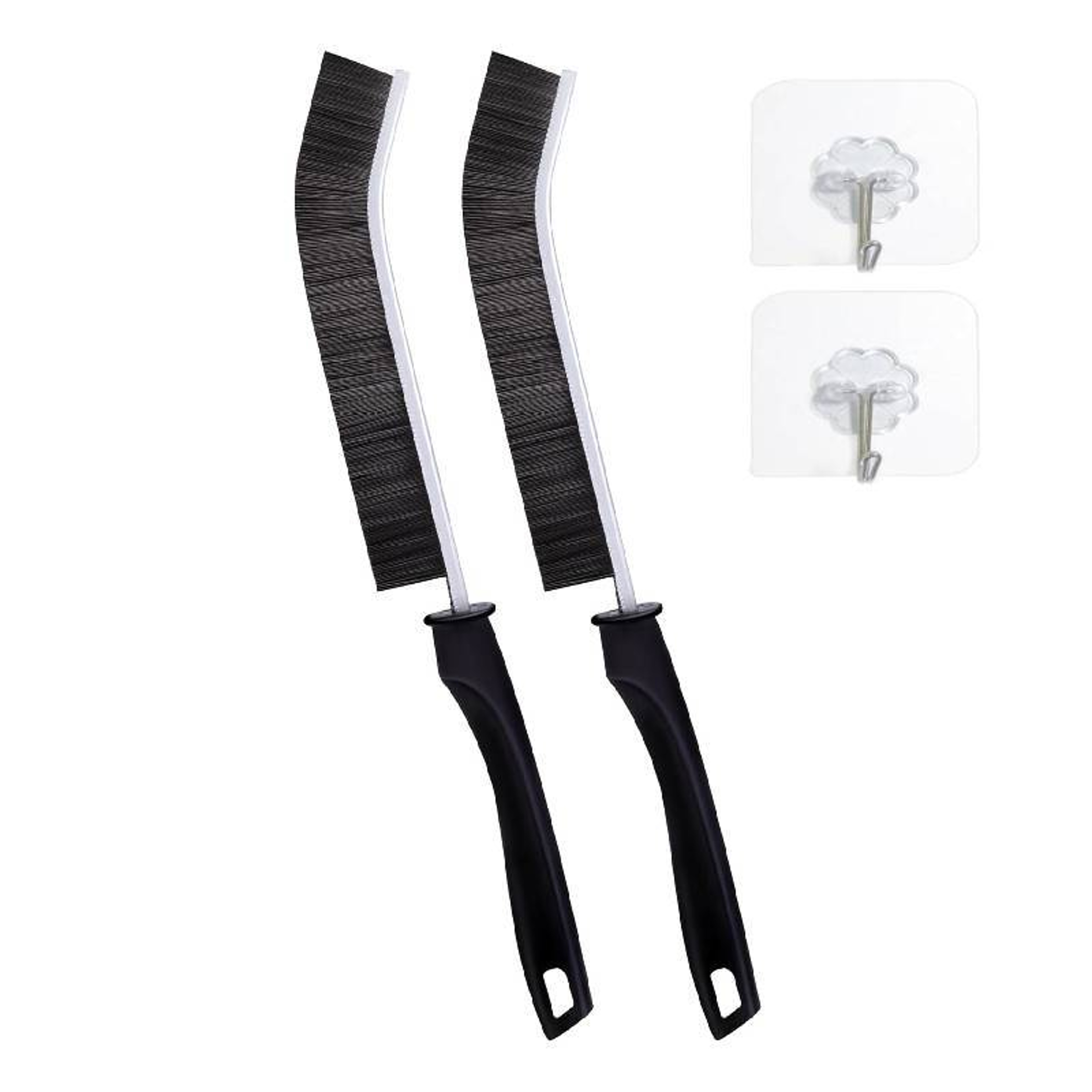DeepReach Crevice Cleaning Brush Set For Tile Gaps Window Tracks  Bathroom Corners 0