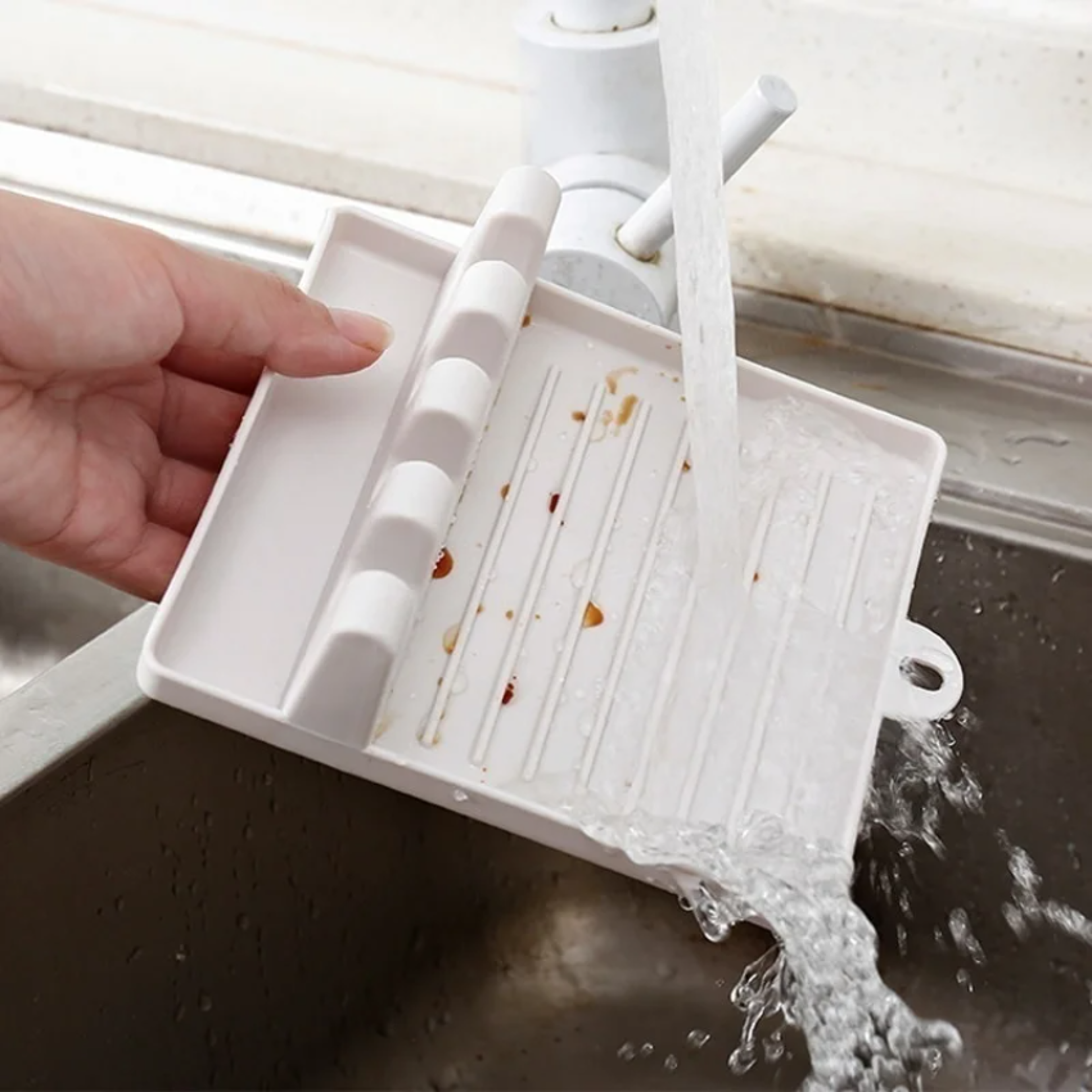 MultiUtensil Kitchen Spoon Rest  Spatula Holder Rack 3