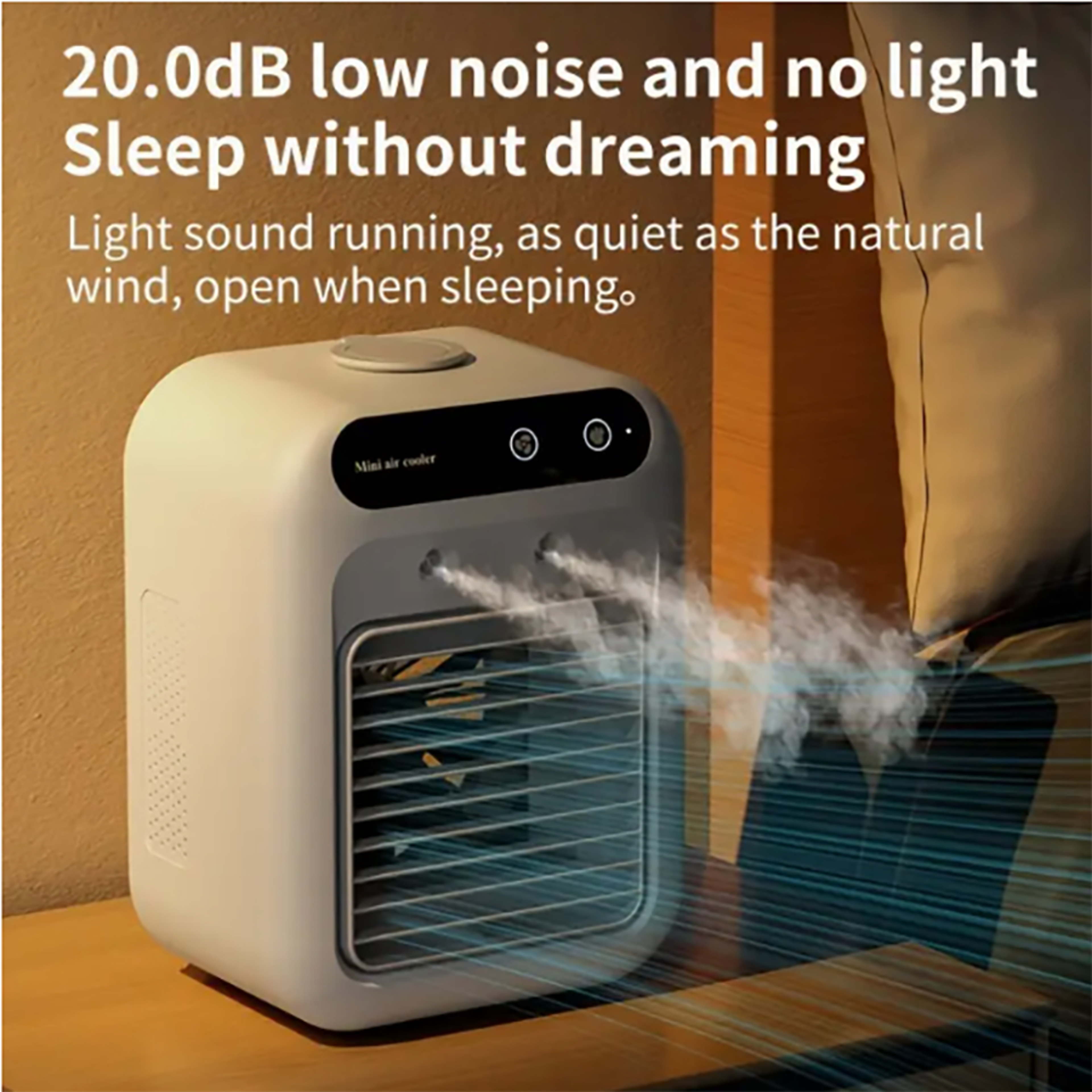 USB Personal Air Cooler Fan With Humidifier For Desk Office  Bedroom 4