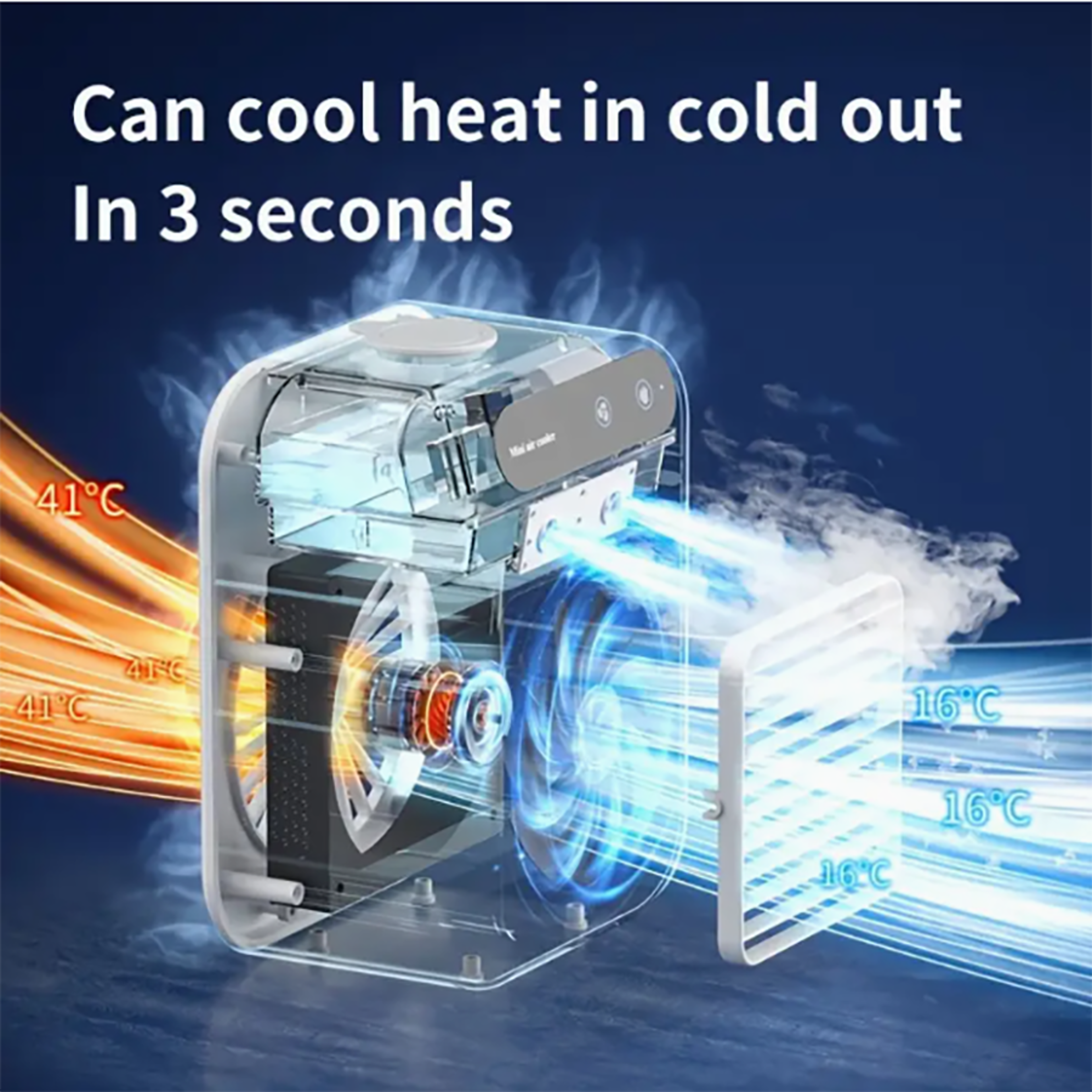 USB Personal Air Cooler Fan With Humidifier For Desk Office  Bedroom 5