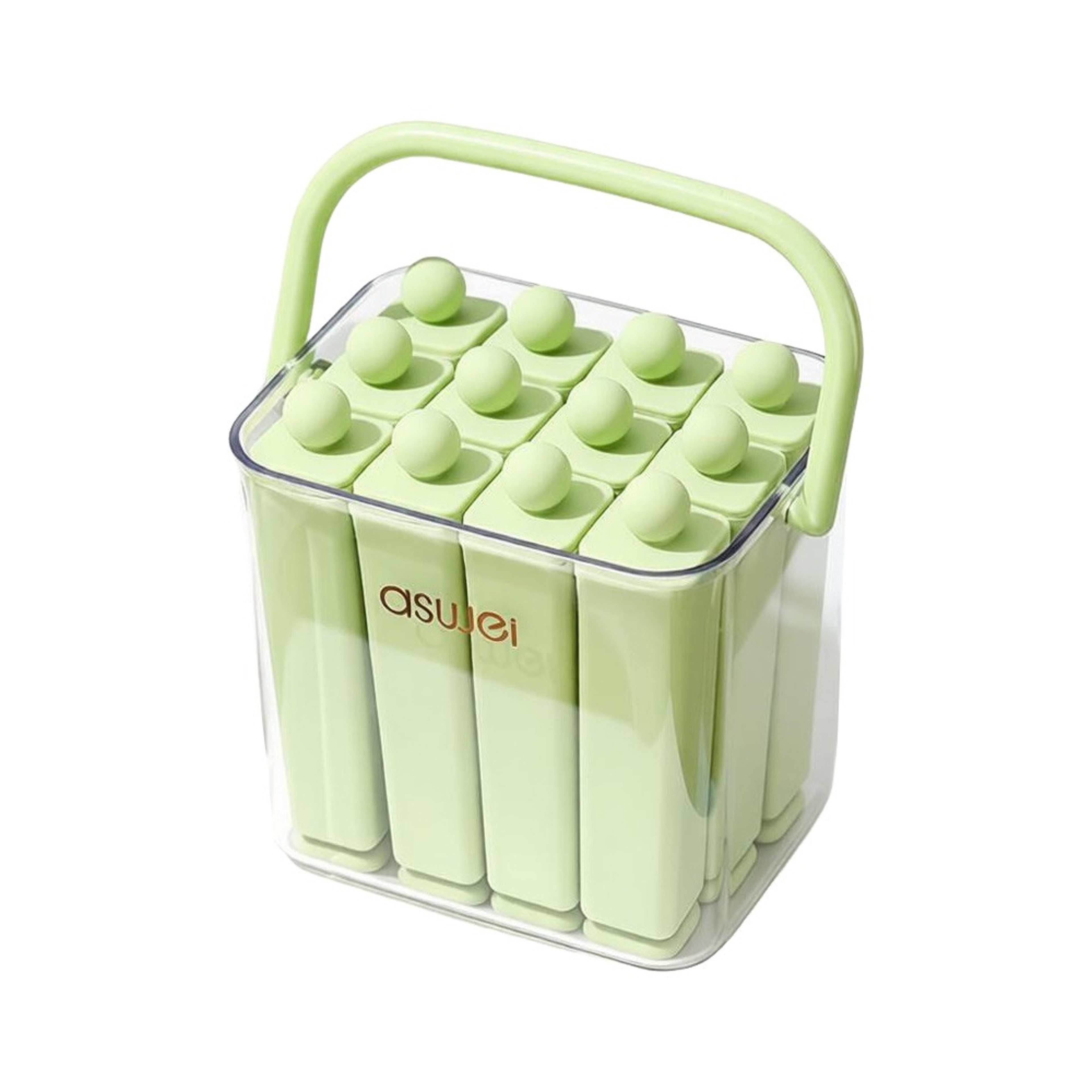 FreshFreeze Silicone Popsicle Mold With Lid Reusable Popsicle Mold Silicone Ice Cream Mold  Ice Pop 6
