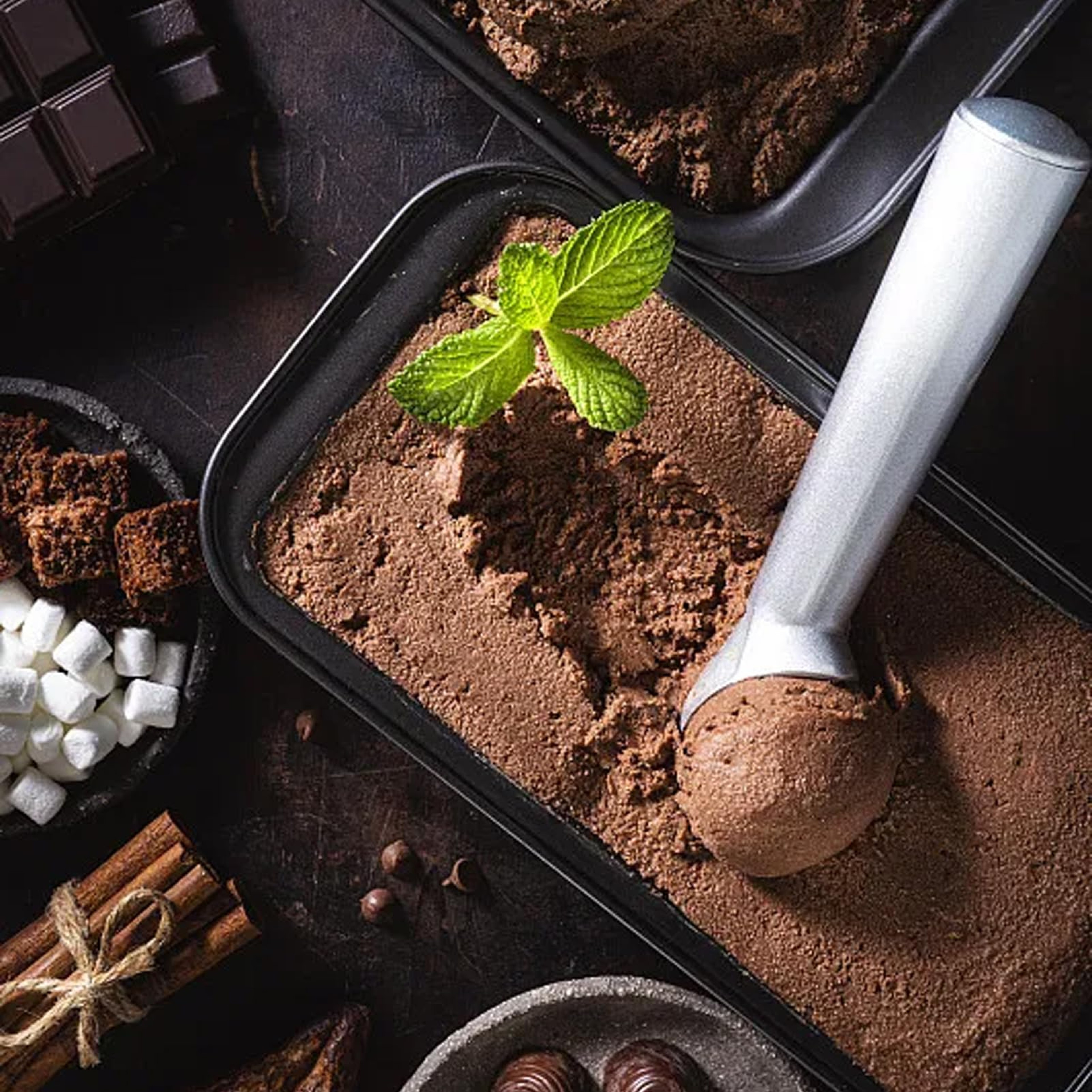 Nonstick Ice Cream Scoop Heavy Duty Aluminum Spoon For Gelato Sorbet  Cookie Dough 3