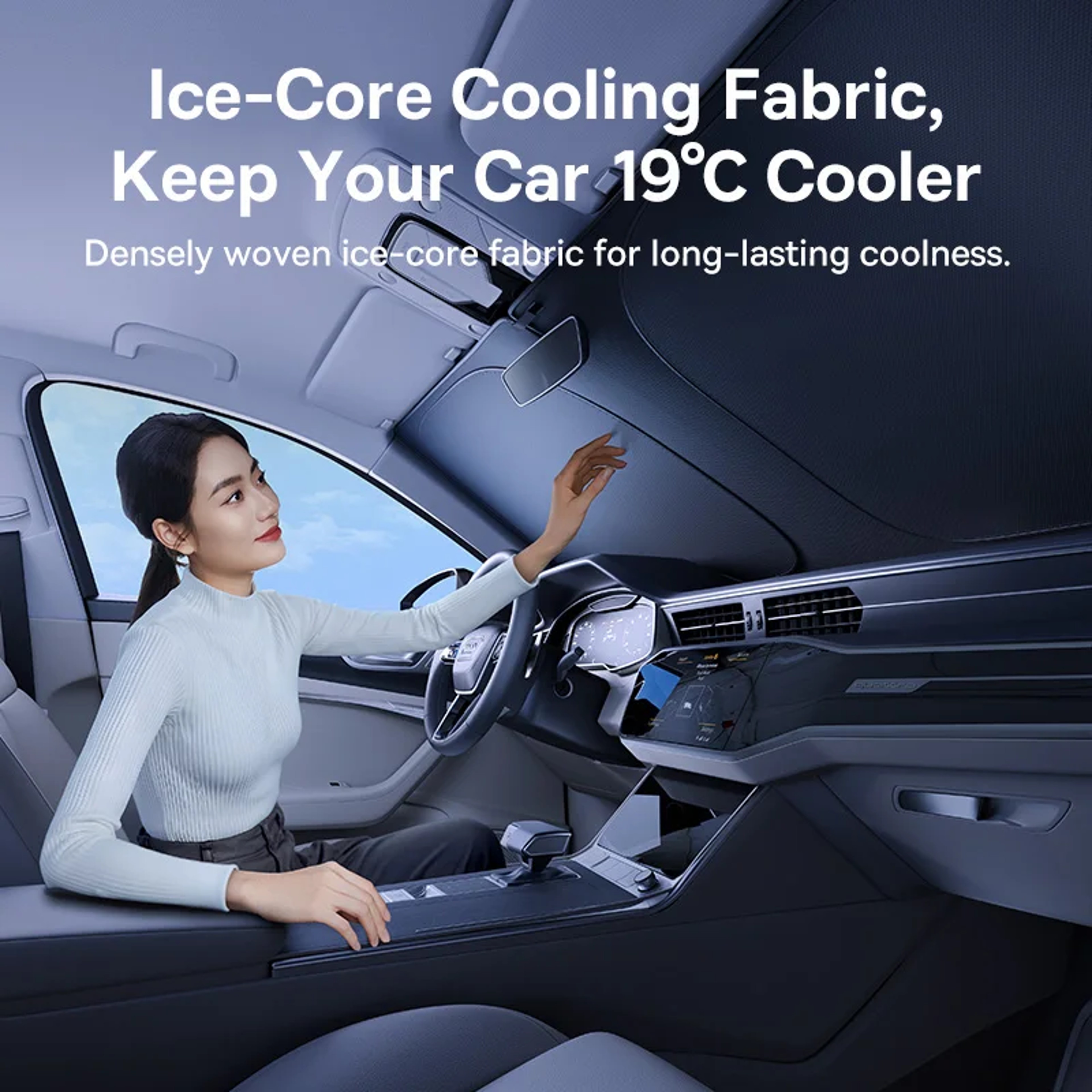 Folding Car Windshield Sun Shade UV Protection Front Window Cover 3