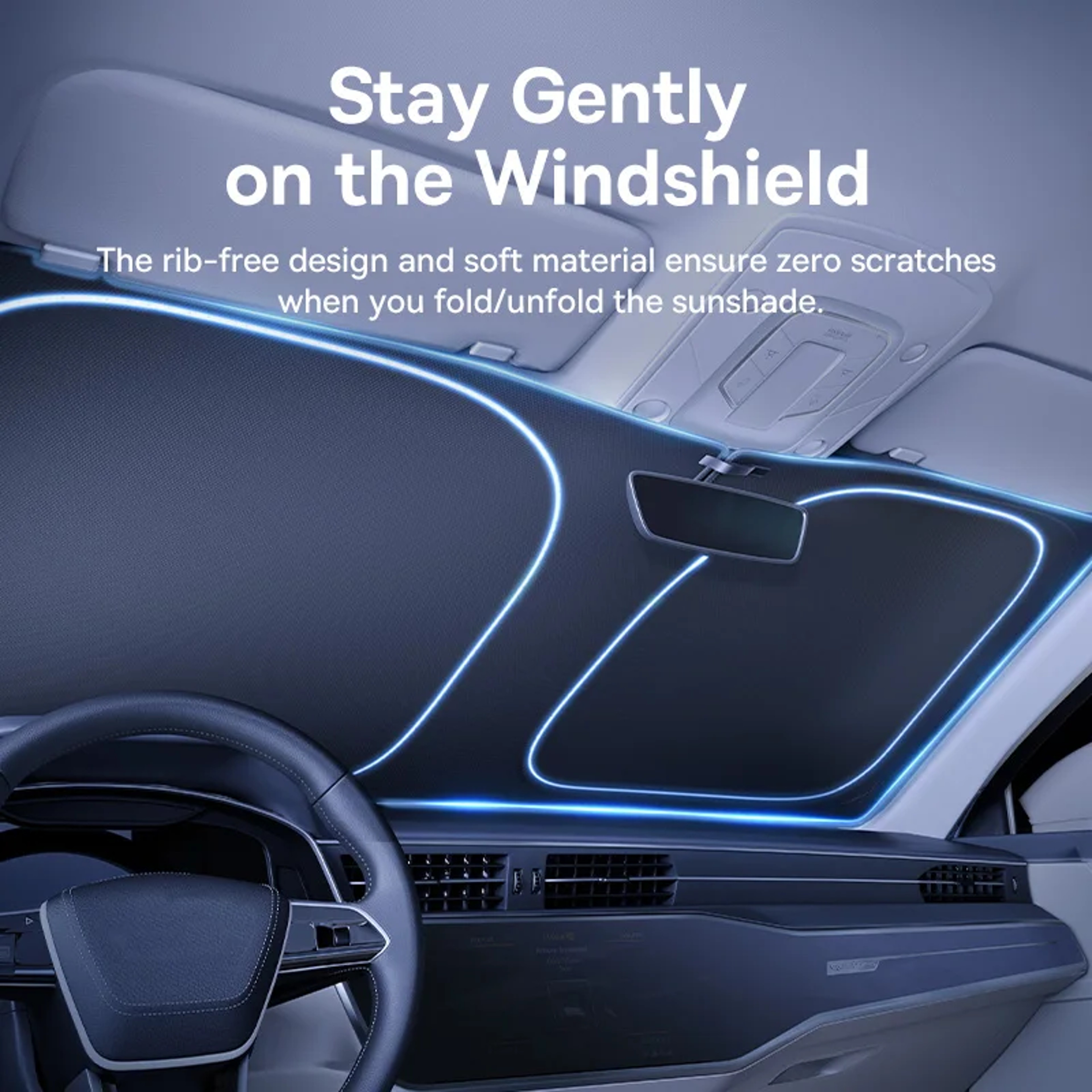 Folding Car Windshield Sun Shade UV Protection Front Window Cover 5