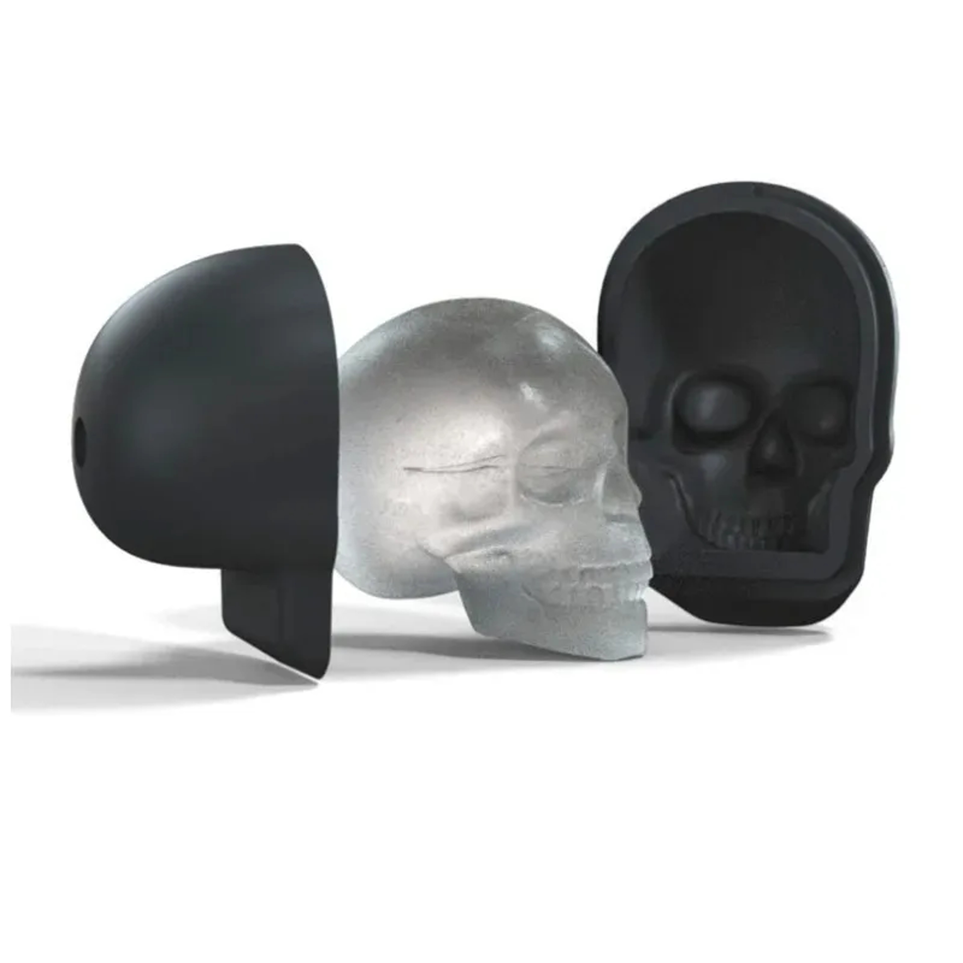 Large Skull Ice Mold Silicone Ice Mold Skull Cake Mold For Ice Chocolate  Candle Making 0