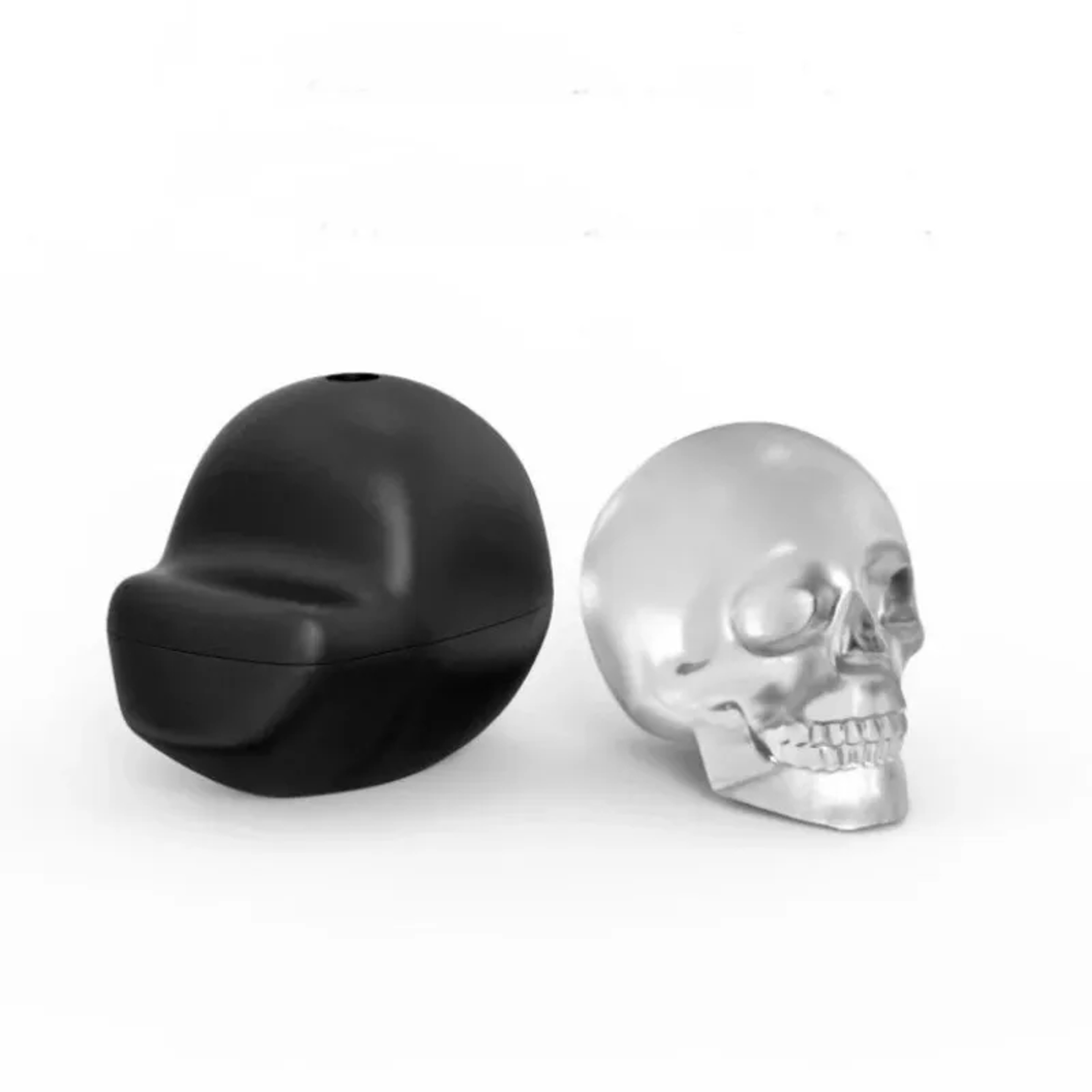 Large Skull Ice Mold Silicone Ice Mold Skull Cake Mold For Ice Chocolate  Candle Making 1