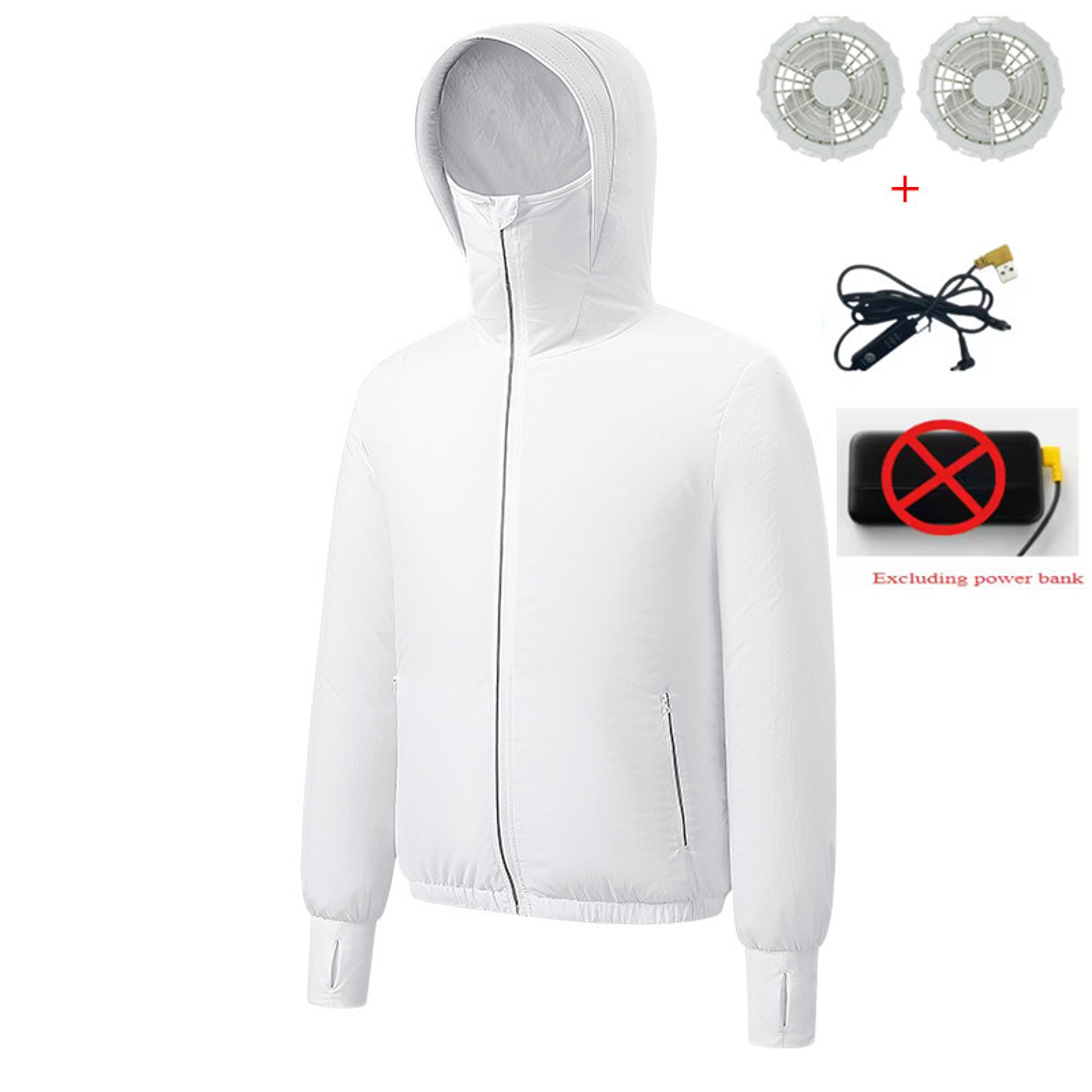 ArcticFlow Fan Cooling Jacket Lightweight Cooling Fan Jacket With UV Sun Protection 4