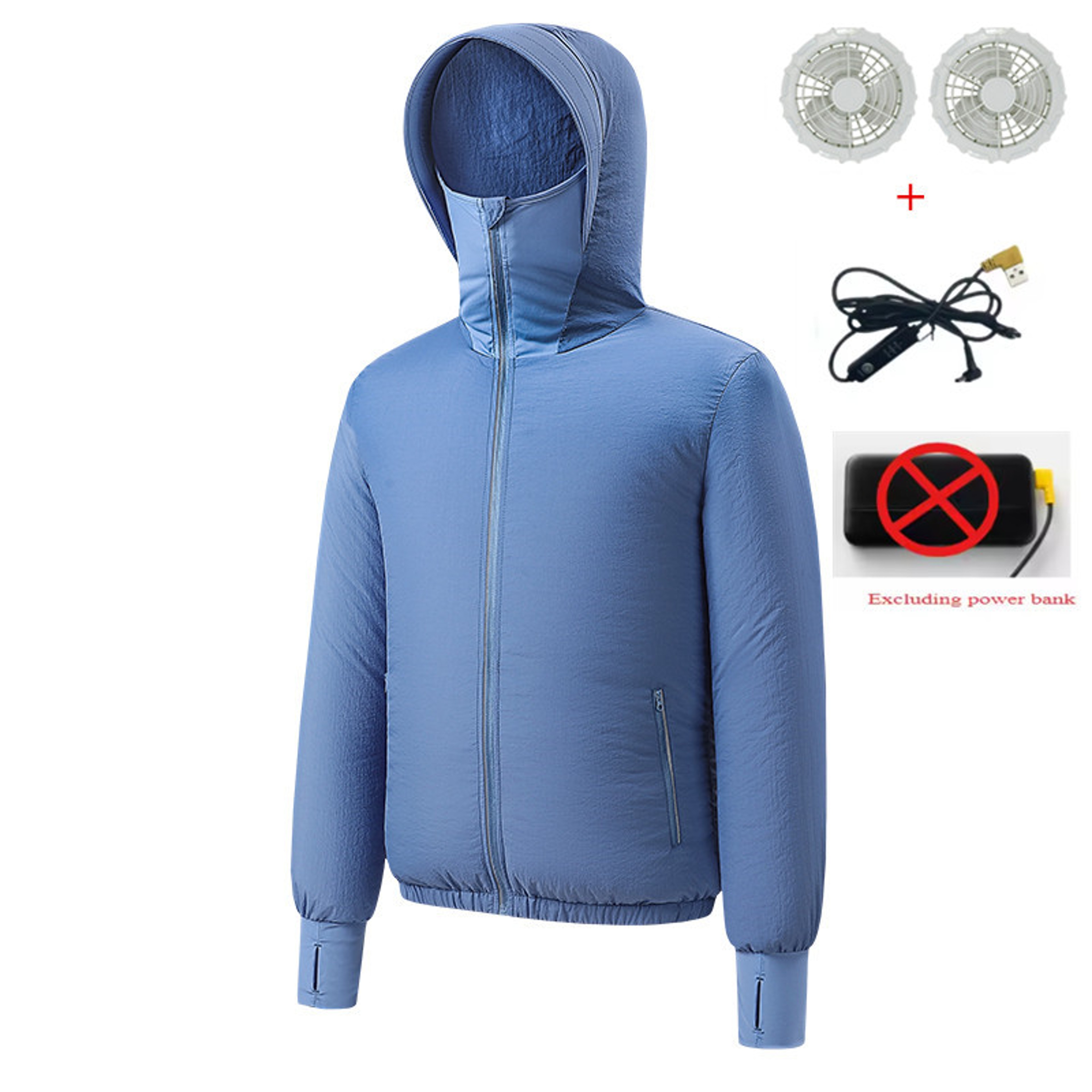 ArcticFlow Fan Cooling Jacket Lightweight Cooling Fan Jacket With UV Sun Protection 5