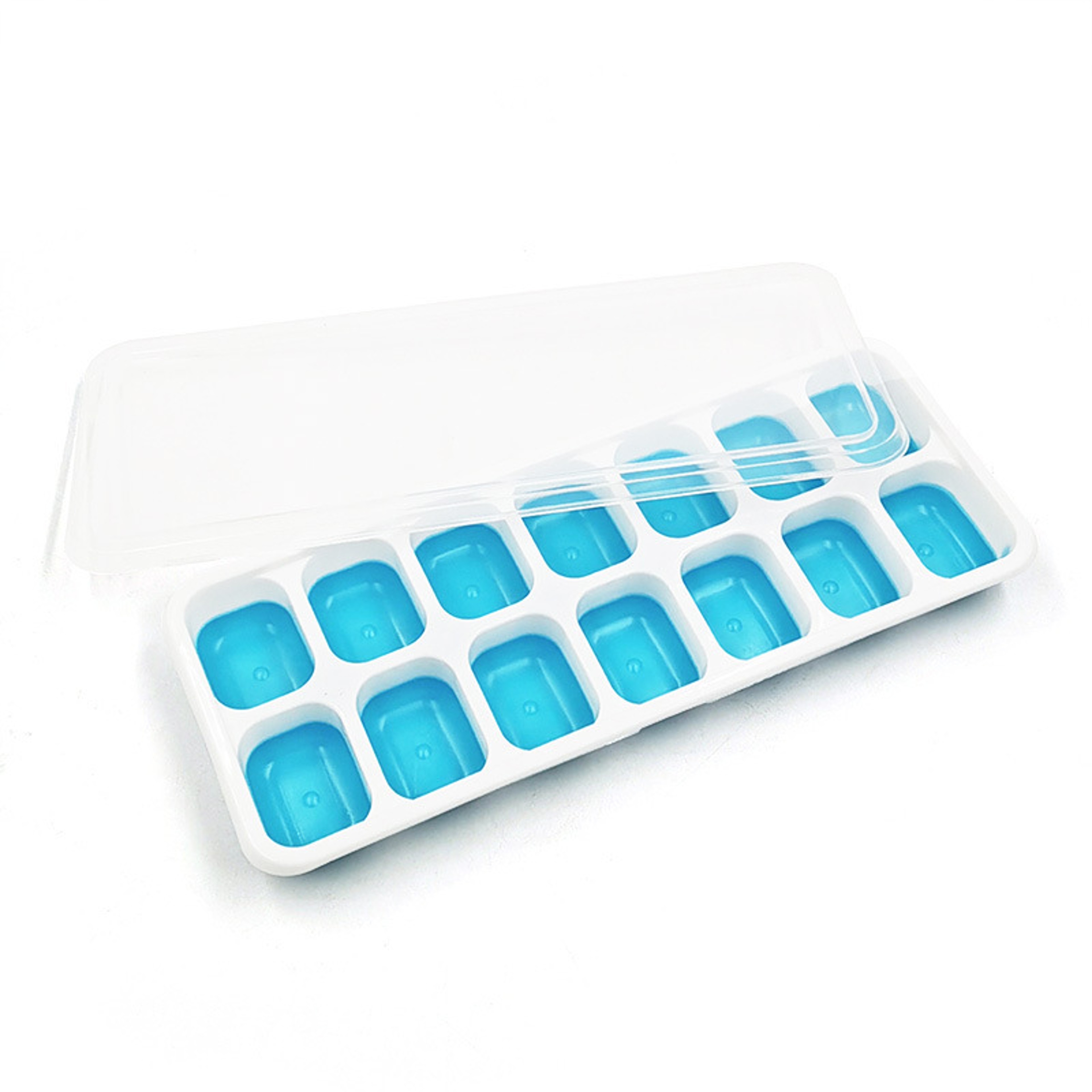 Easy Release Silicone Ice Cube Tray With Lid Cube Ice Mold For Cocktails Whiskey  Cold Drinks 4