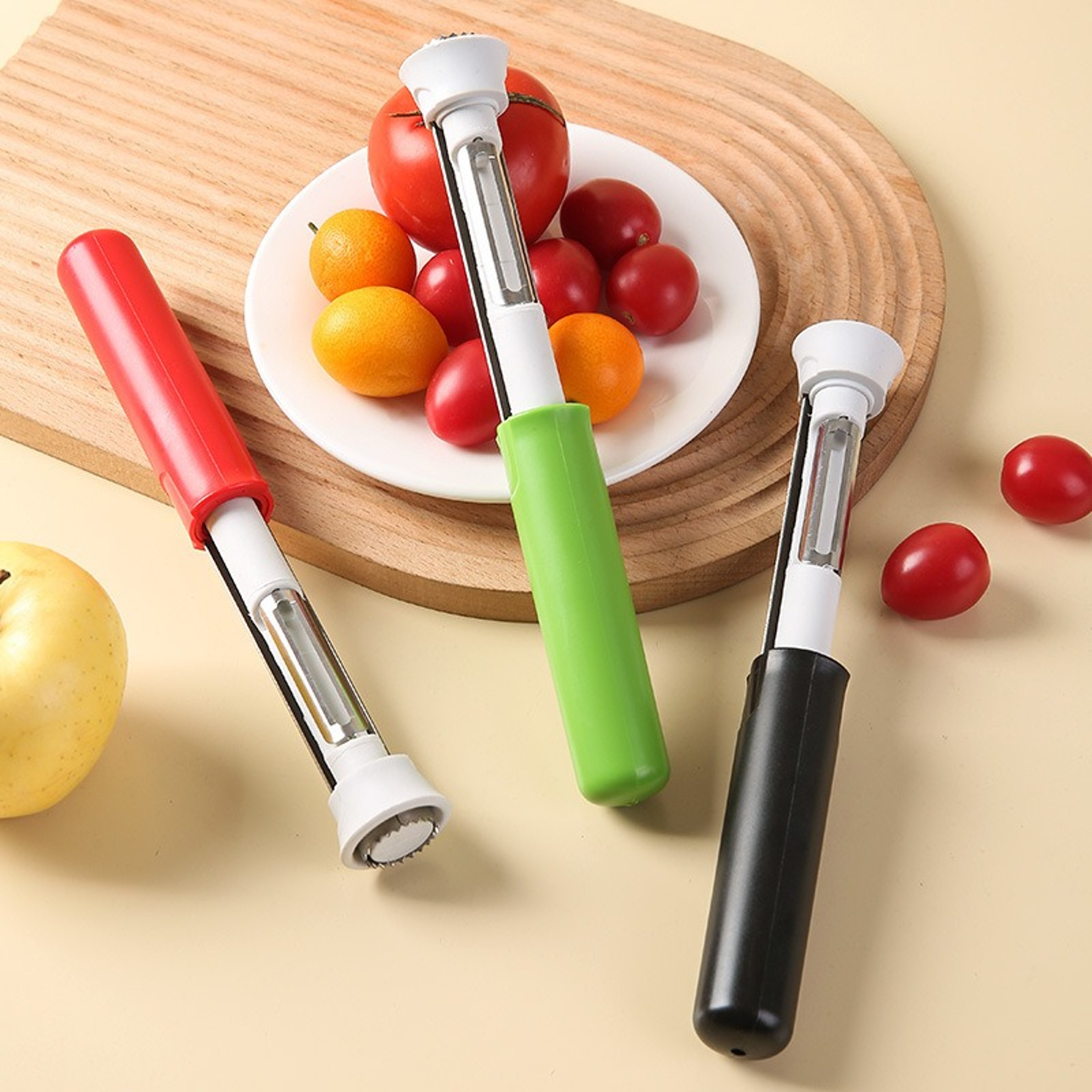 Stainless Steel Apple Corer  Peeler Tool For Fruits And Vegetables 0