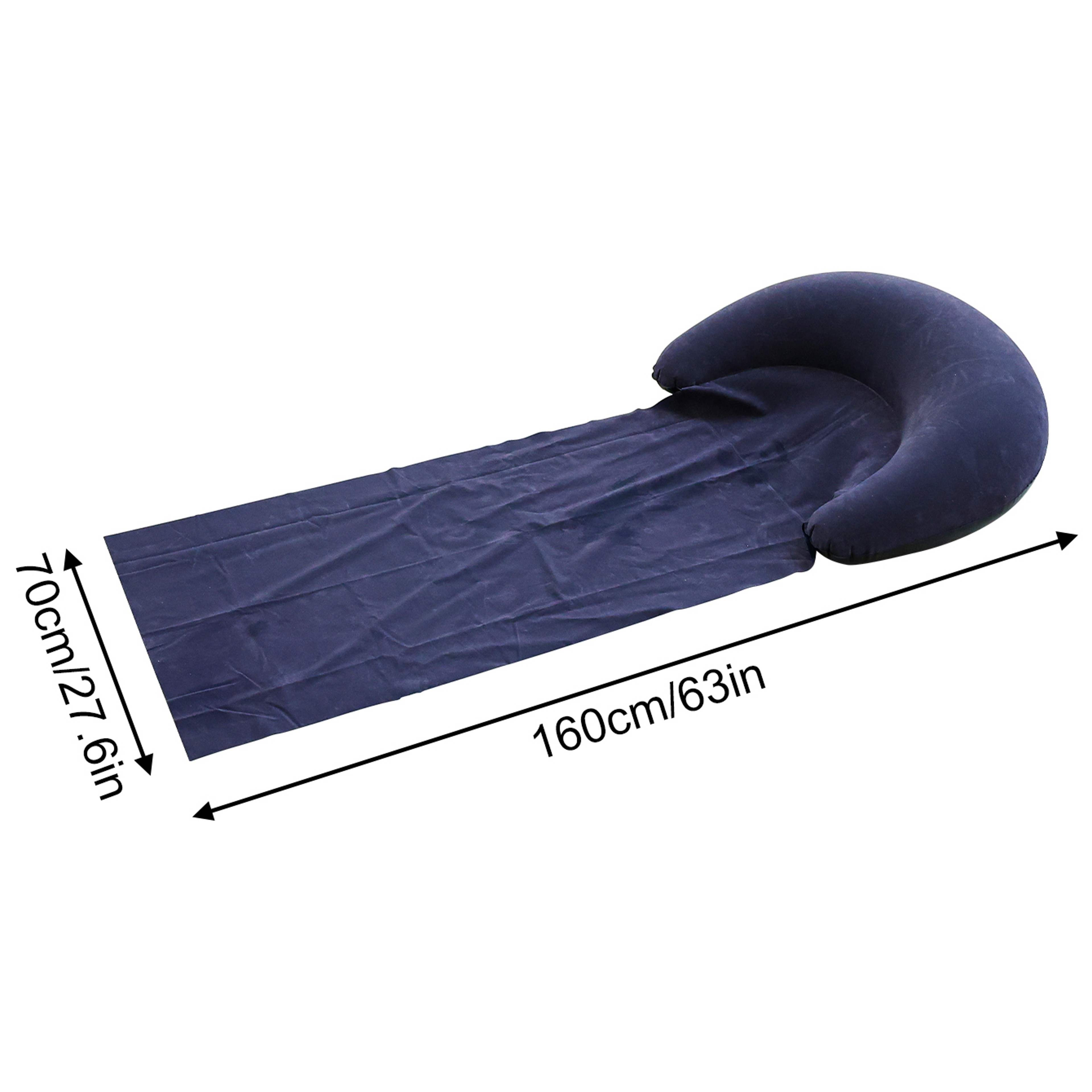 Portable Inflatable Beach Mat Foldable Camping Lounger For Beach Picnic  Outdoor Travel 5