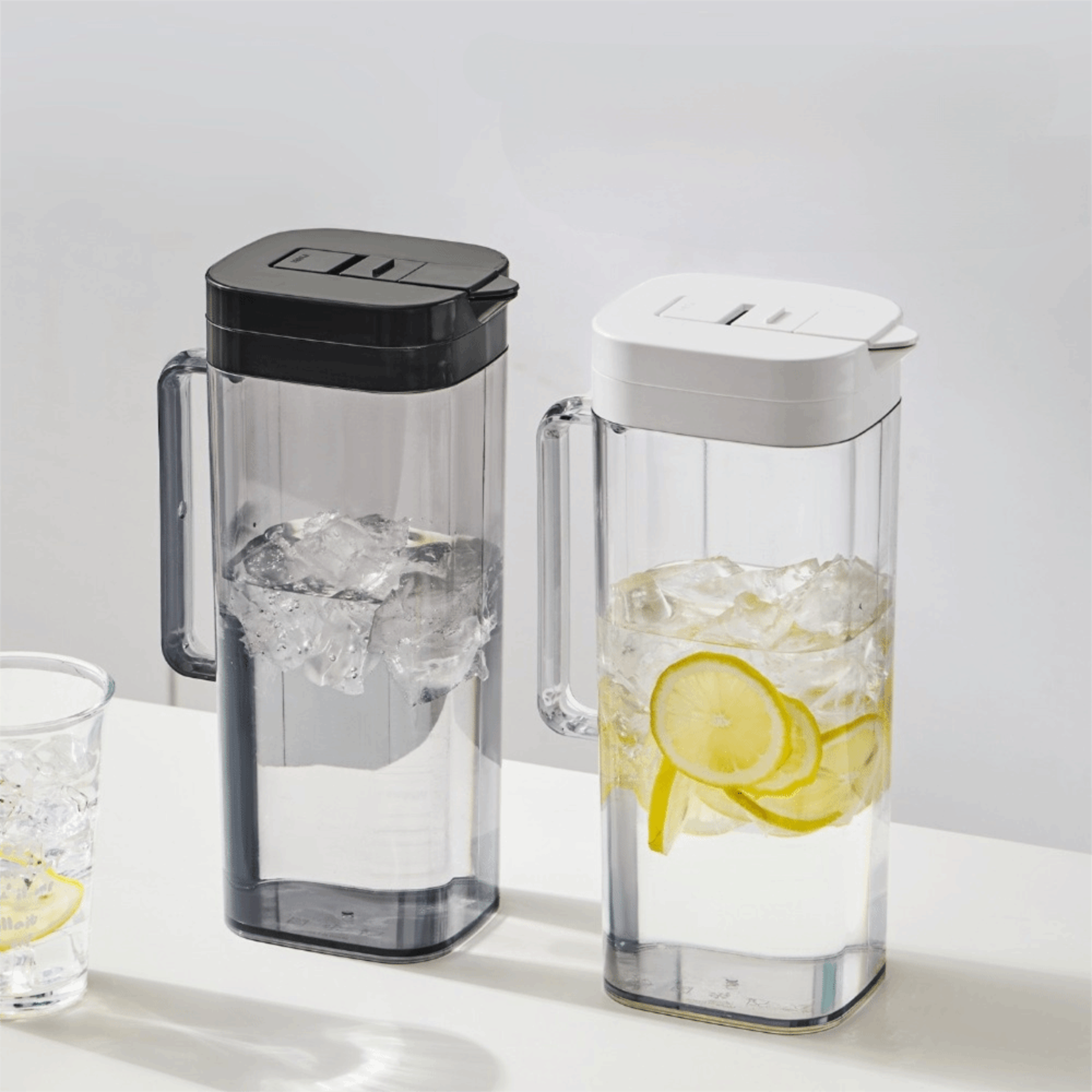 Heat Resistant Refrigerator Water Pitcher with Flip Lid & Leakproof Sealed Design – view 3