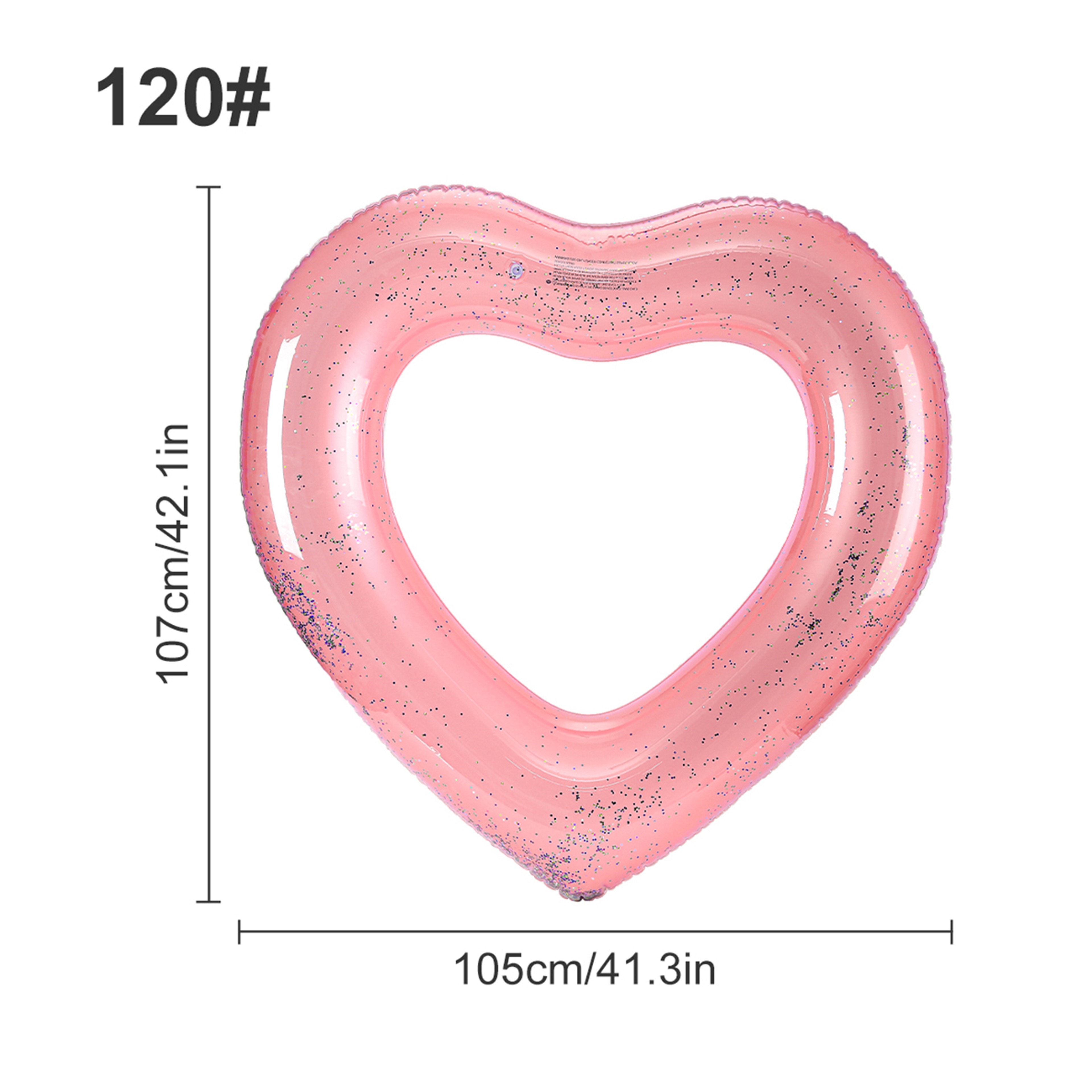 Love Tube Inflatable Pool Float Ring For Adults  Kids Pool Party Beach 4