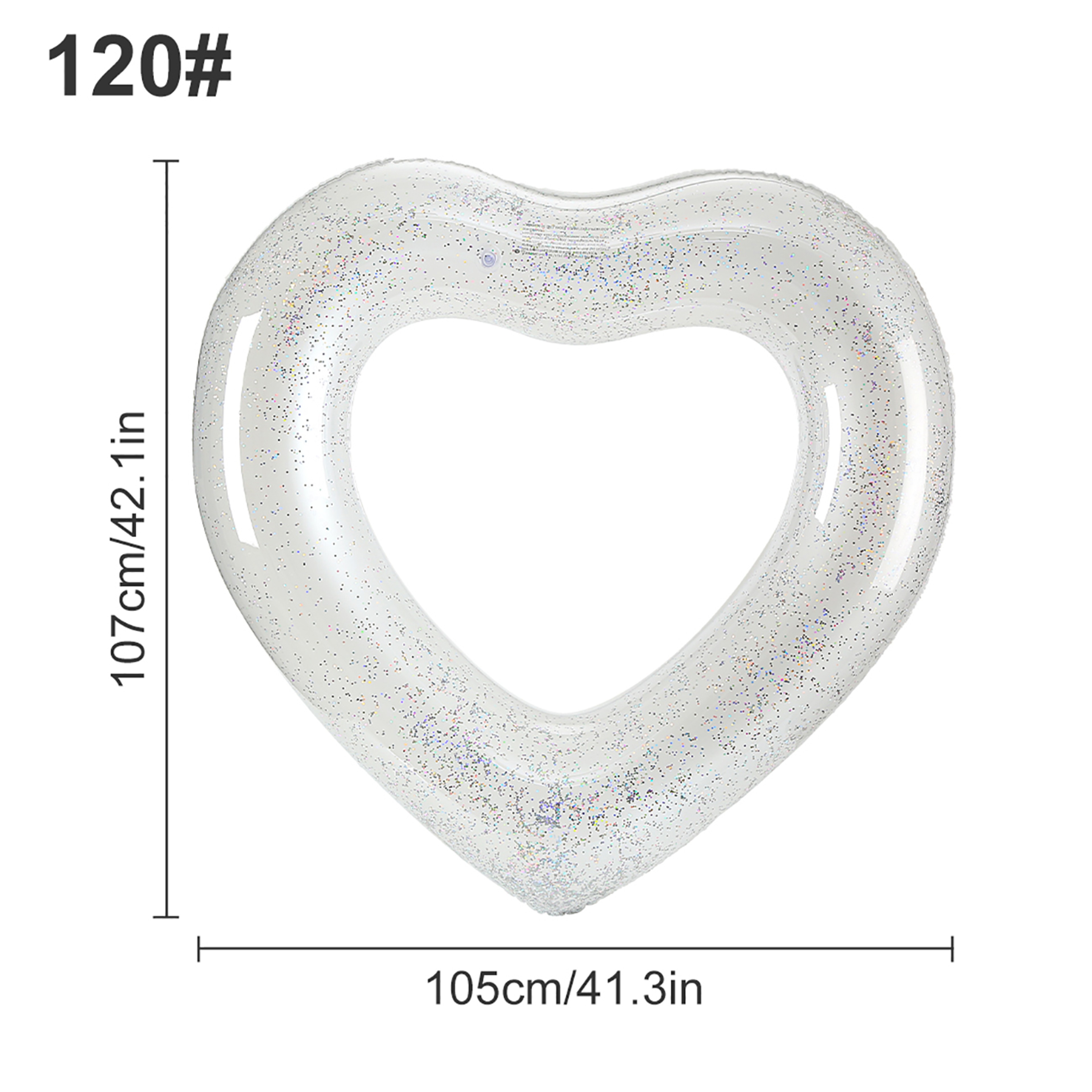 Love Tube Inflatable Pool Float Ring For Adults  Kids Pool Party Beach 5