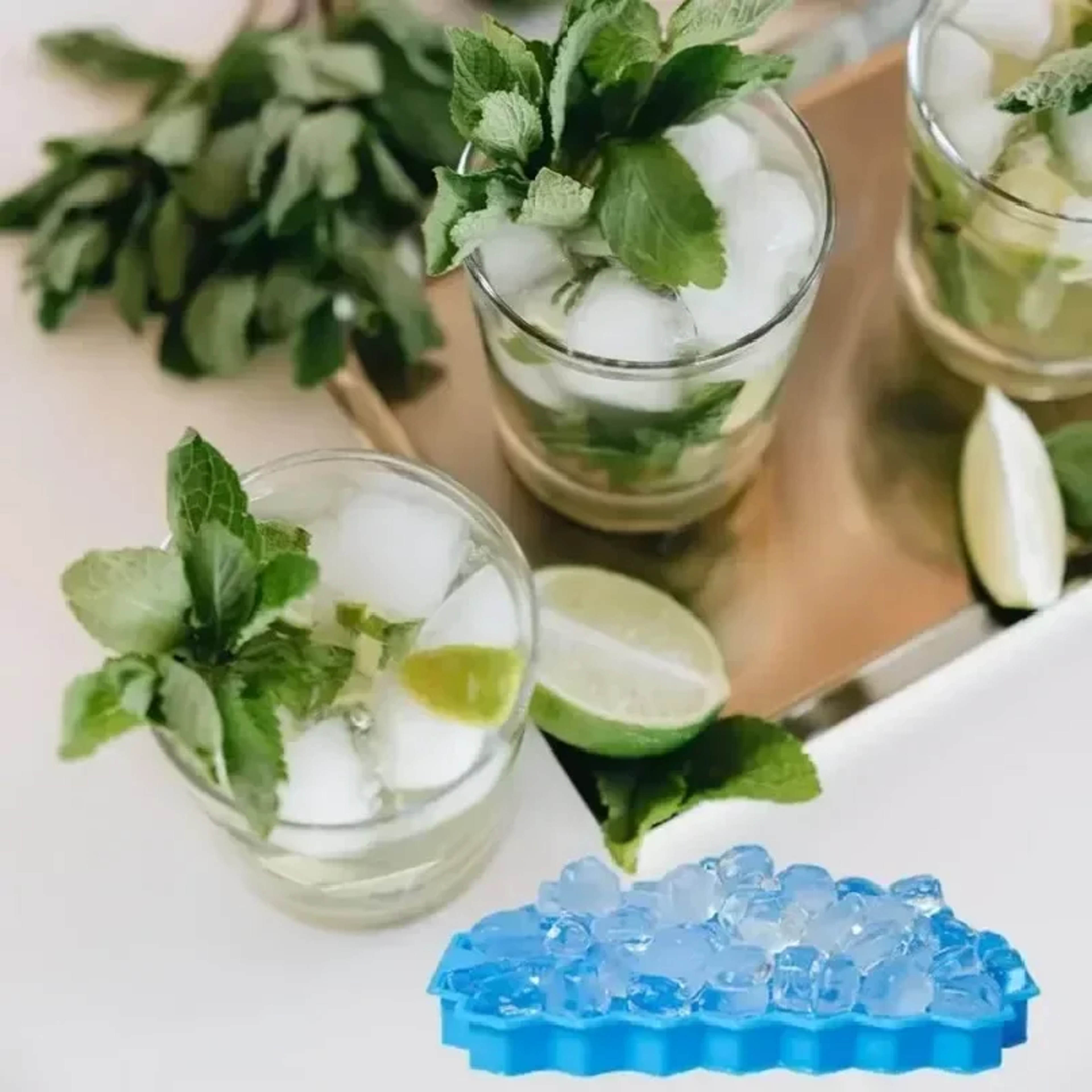 Cavity Silicone Ice Cube Tray Popsicle Mold Free 3