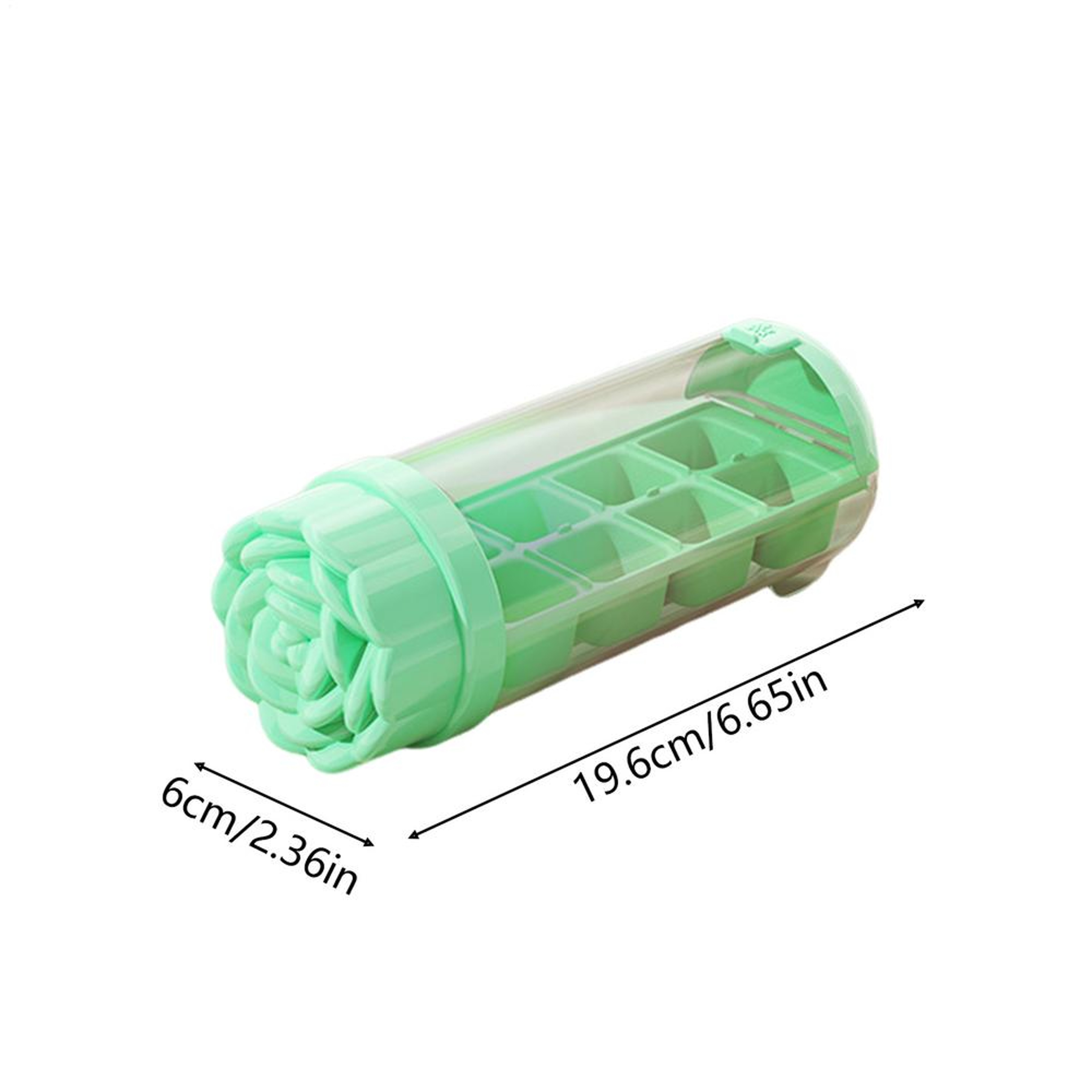 Flower Silicone Ice Cube Tray Grid Reusable Mold For Cocktails Whiskey  Iced Drinks 6