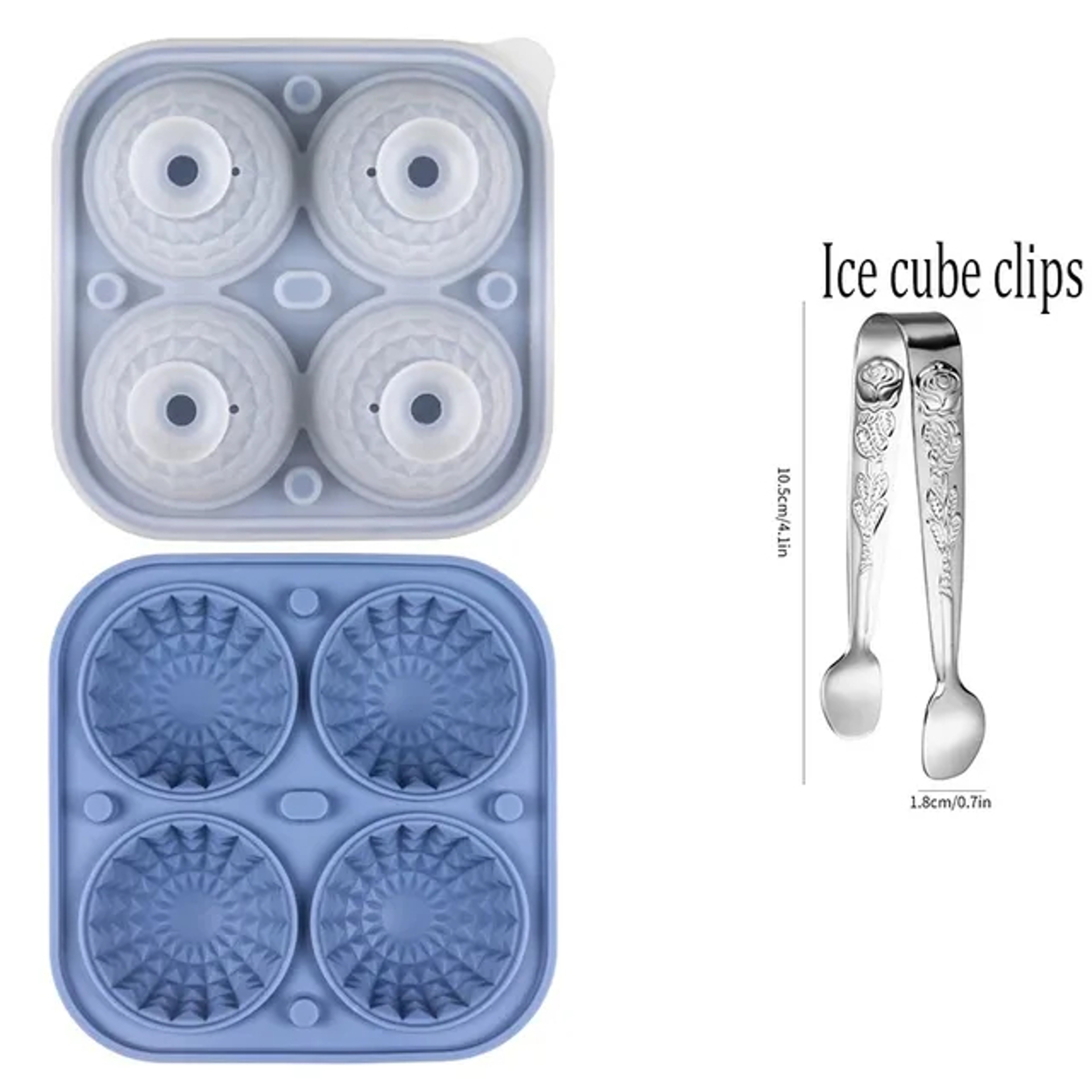 Silicone Ice Cube Tray With Lid Round  Square Ice Ball Maker For Whiskey  Cocktails 6