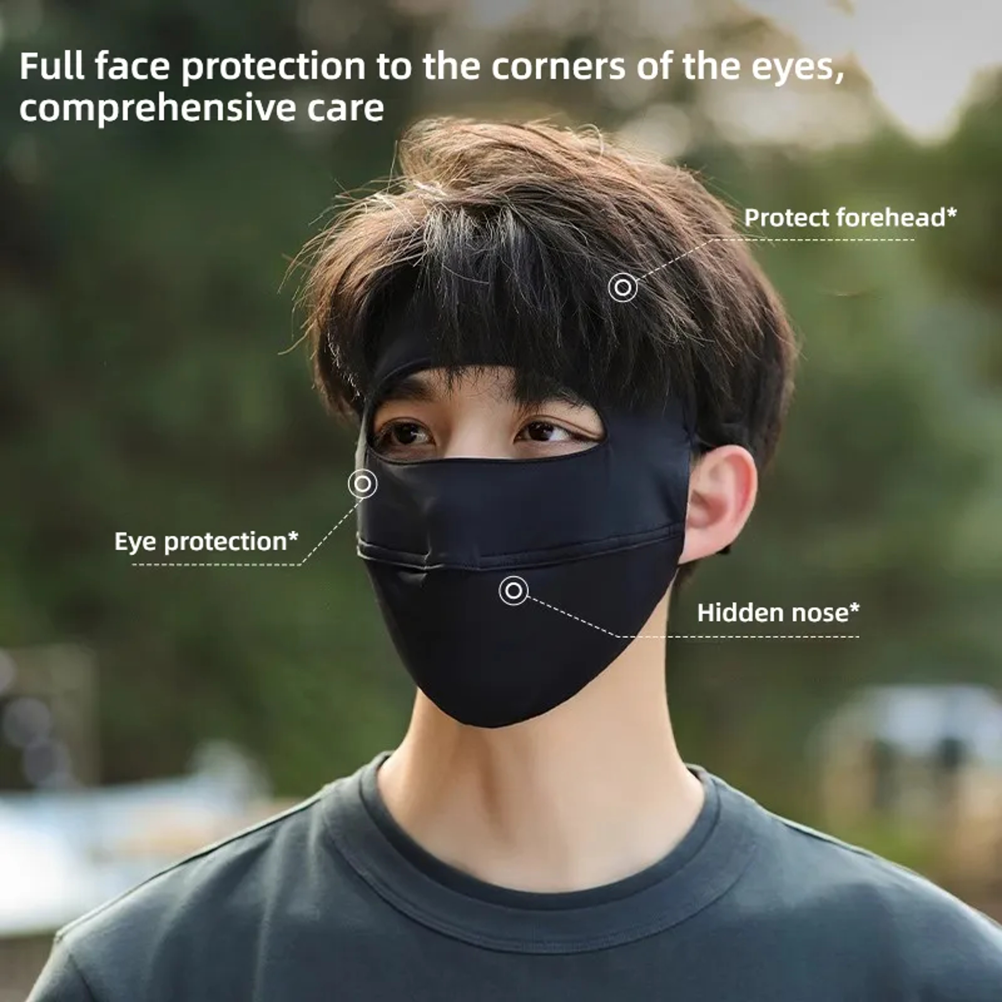 Sun Shield Pro Breathable Full Face UV Protection Mask For Cycling  Outdoor Sports 2