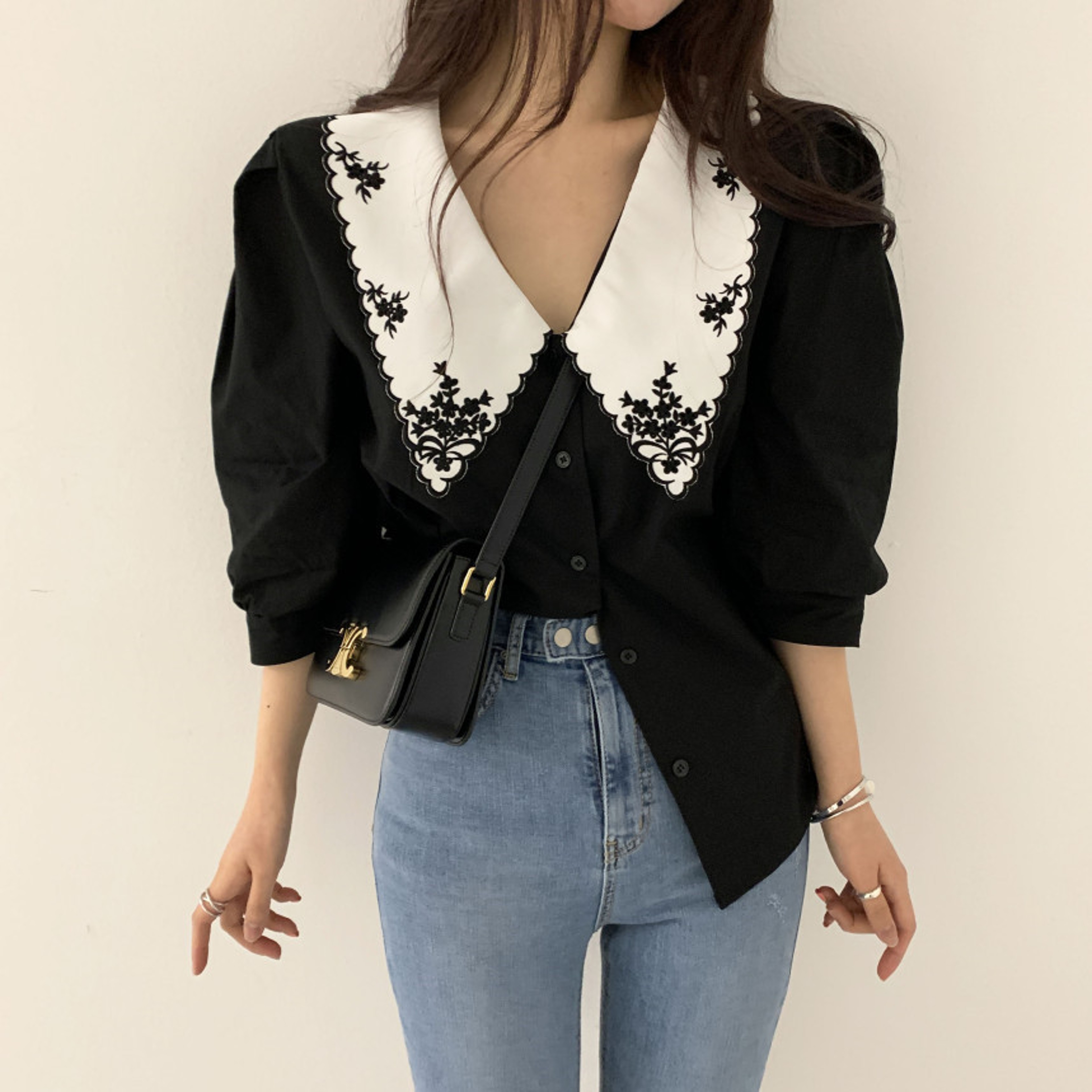 Retro Breeze Summer Blouse For Women Loose Fit Office Casual Top 0
