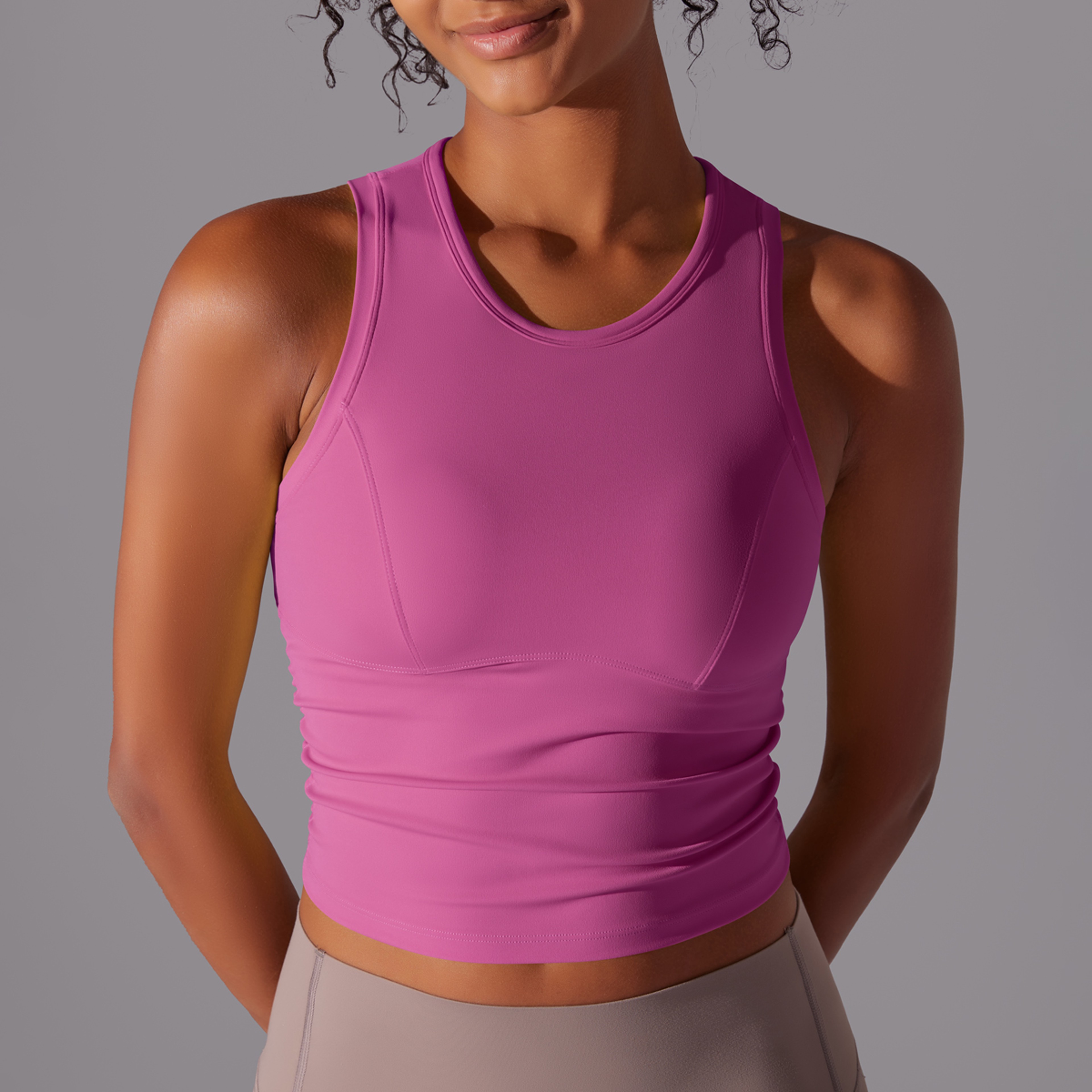 Womens High Support Sports Bra Vest For Running Yoga  Fitness Training 3
