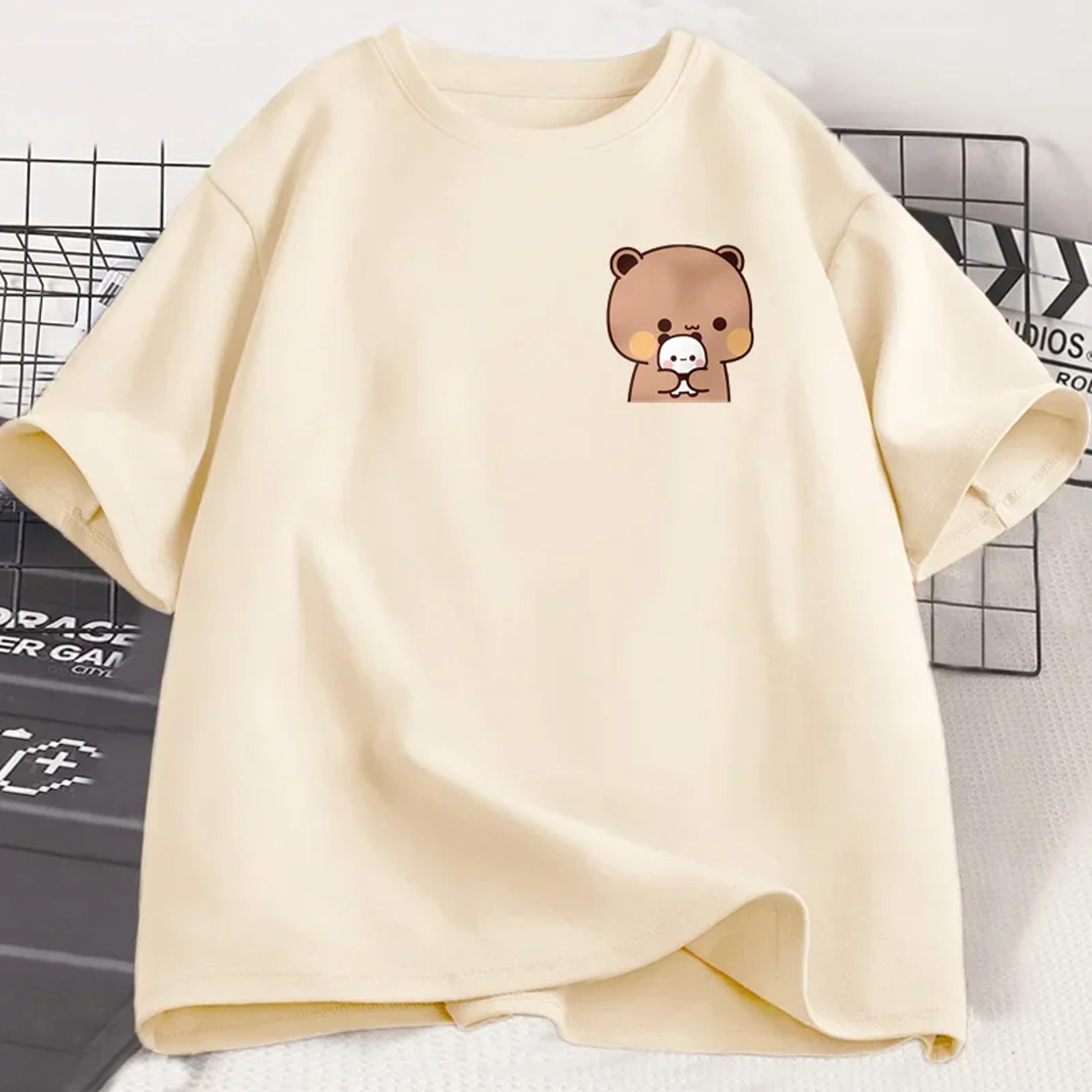 Bubu Dudu Panda Bear Couple T Shirt Cute Kawaii Matching Graphic Tee For Couples 2