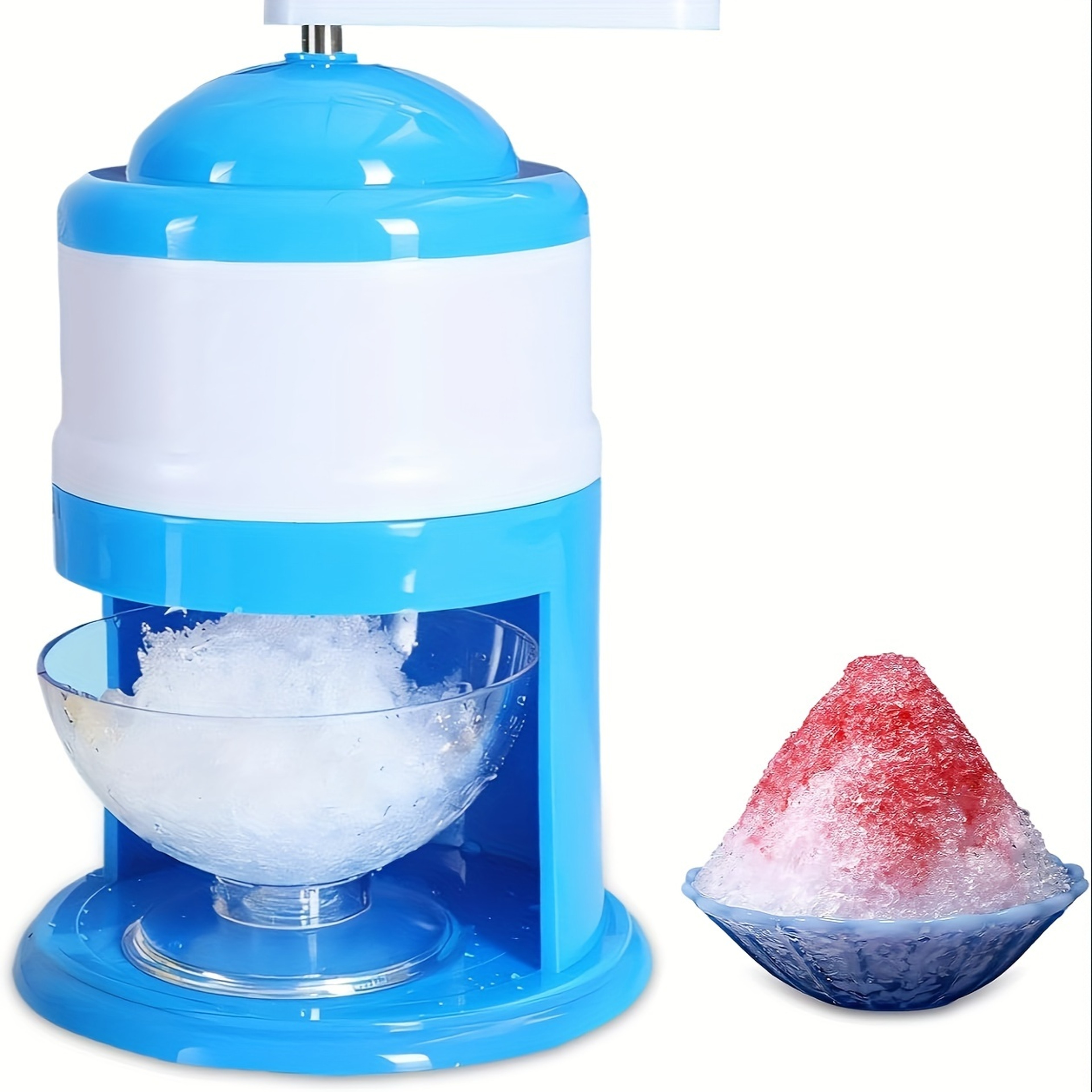 Chill Hand Crank Ice Shaver Machine  Snow Cone Maker For Slushies And Frozen Drinks 0