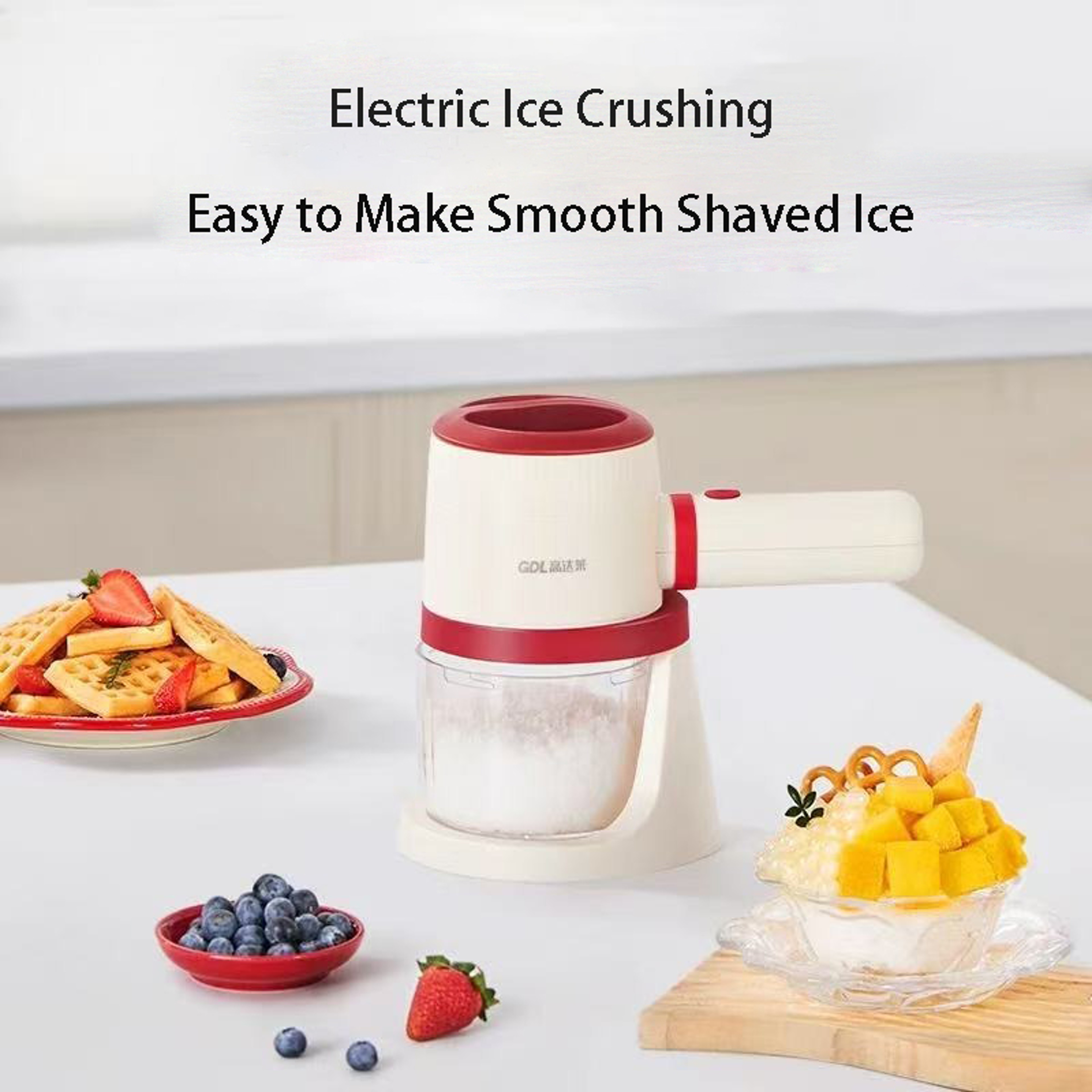 Crush Mini Electric Ice Shaver & Shaved Ice Maker – view 2
