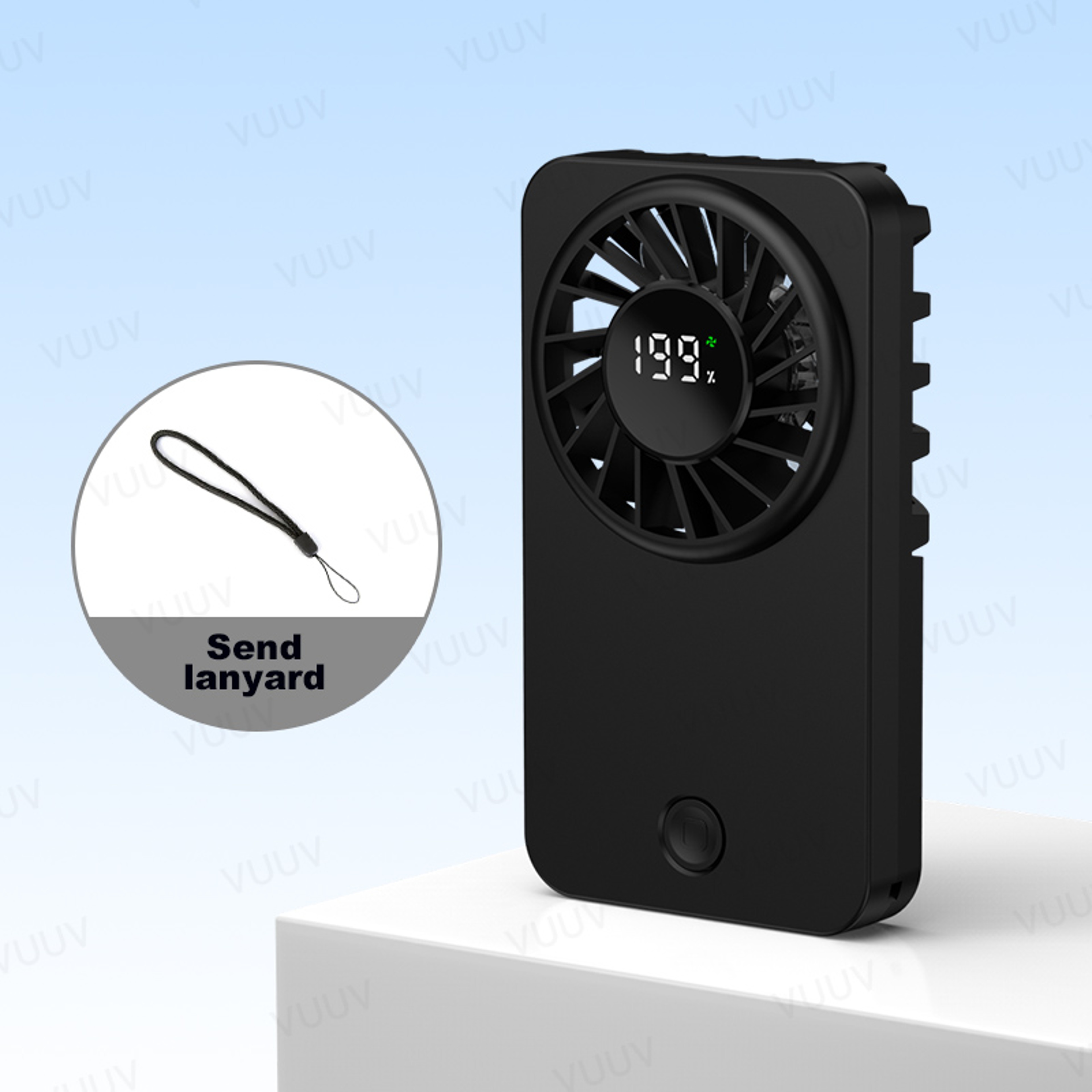 Rechargeable Handheld Cooling Fan Portable Mini Air Cooler With High Speed Wind 7