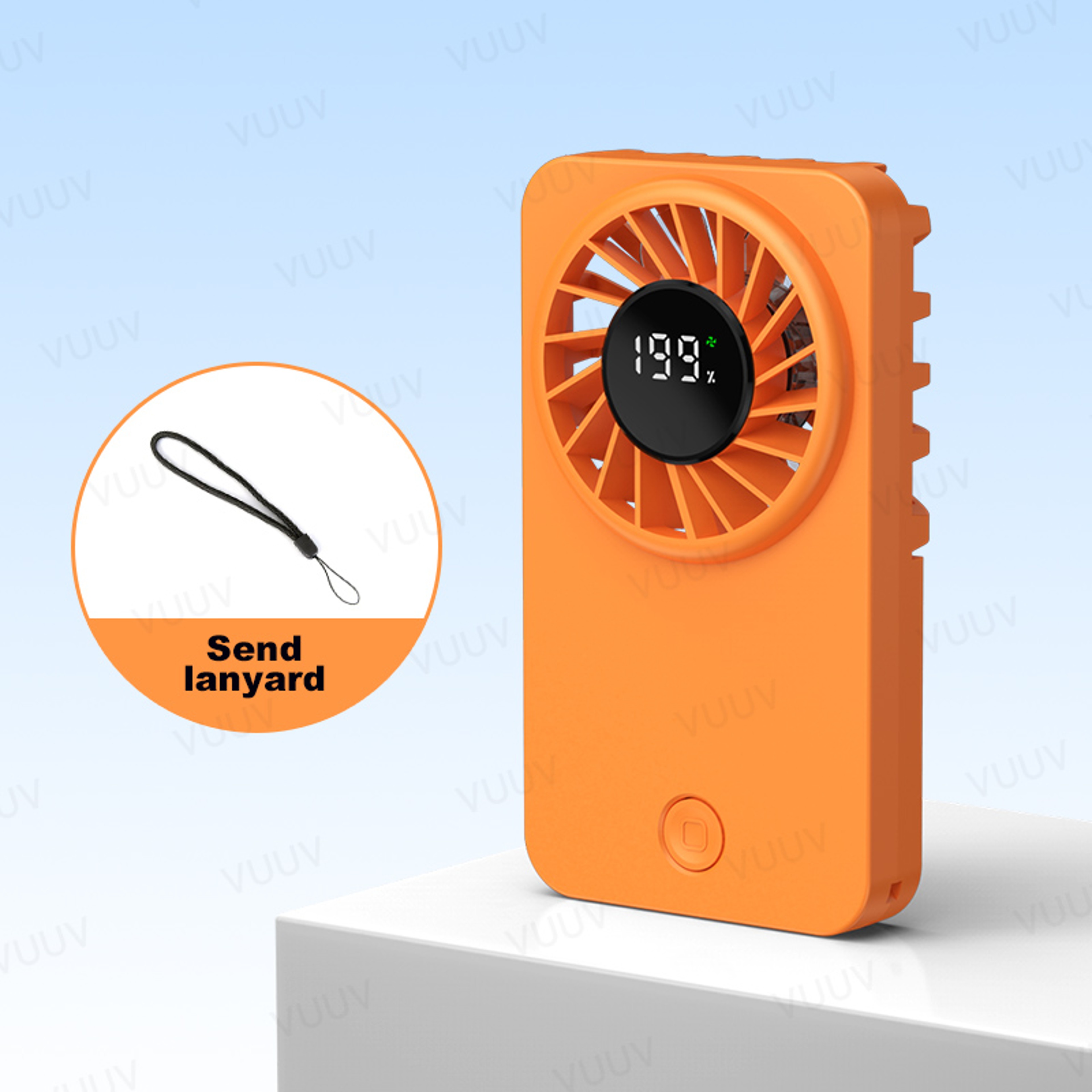 Rechargeable Handheld Cooling Fan Portable Mini Air Cooler With High Speed Wind 9
