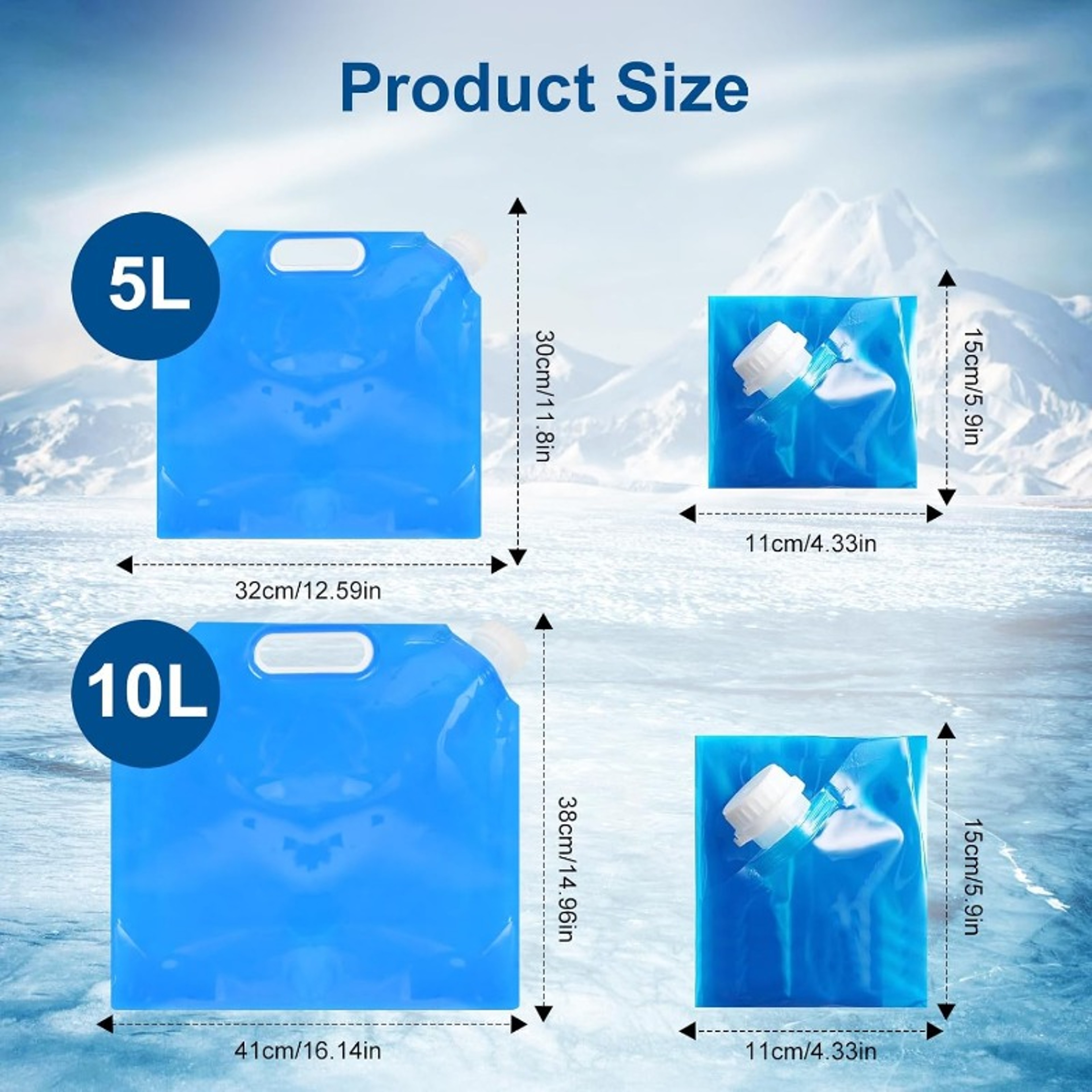 Rapid Chill Ice Bath Bags For Cold Plunge Tubs Reusable Freezer Water Bags 3