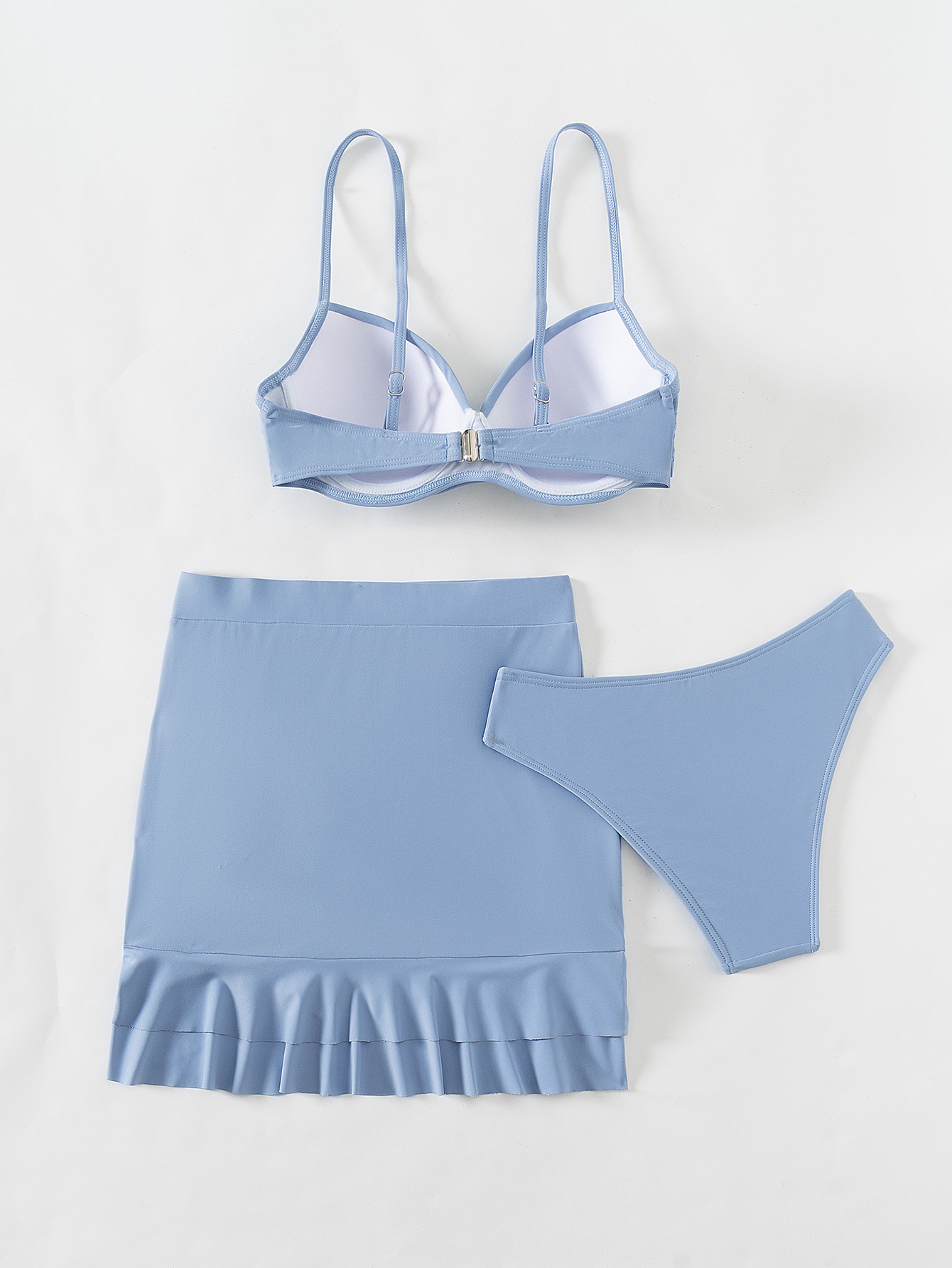 Coastal Glow Swimsuit Set With Underwire Bikini Set And Cover Up 4