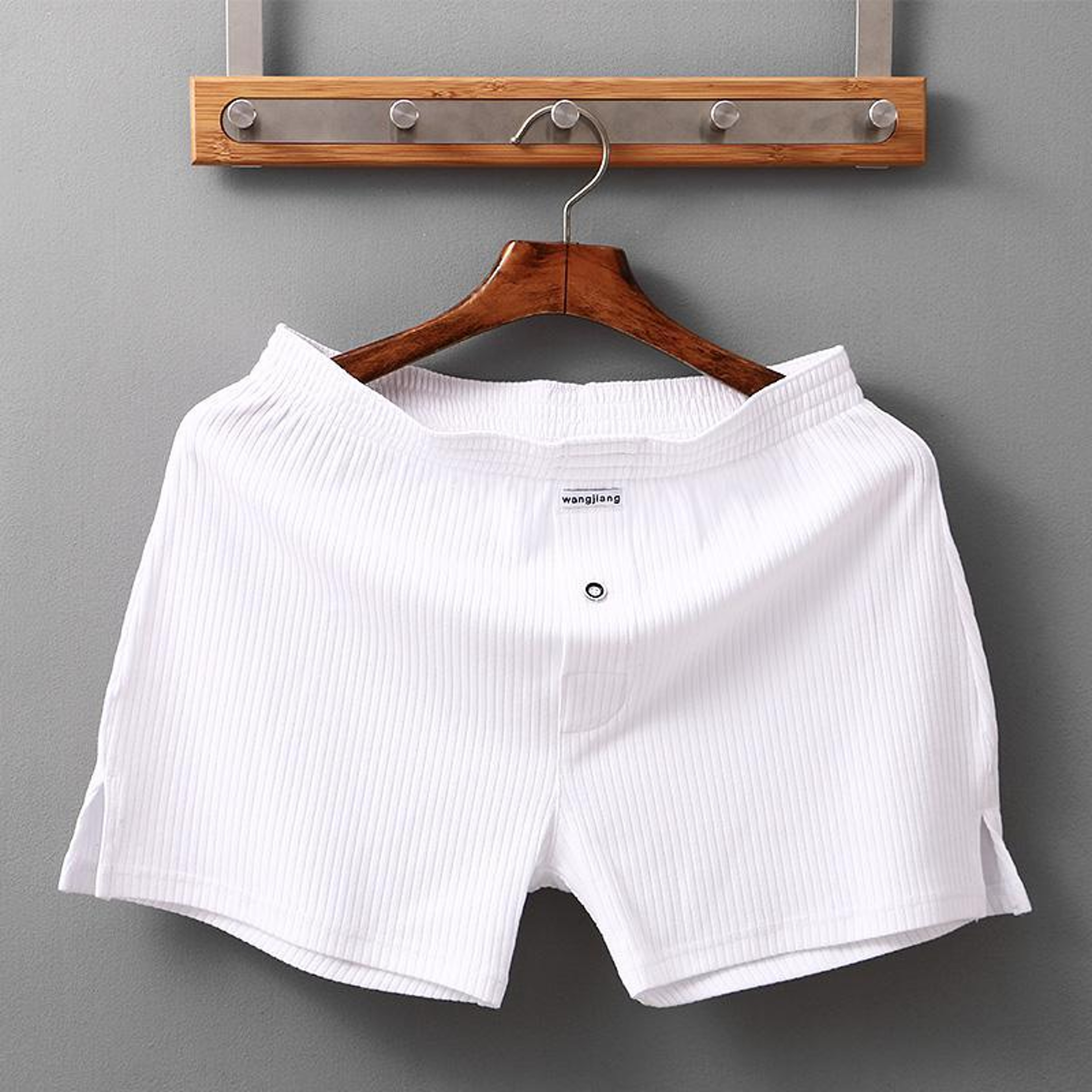 Stretch Cotton Boxer Shorts For Men Soft Breathable Loungewear Underwear 5