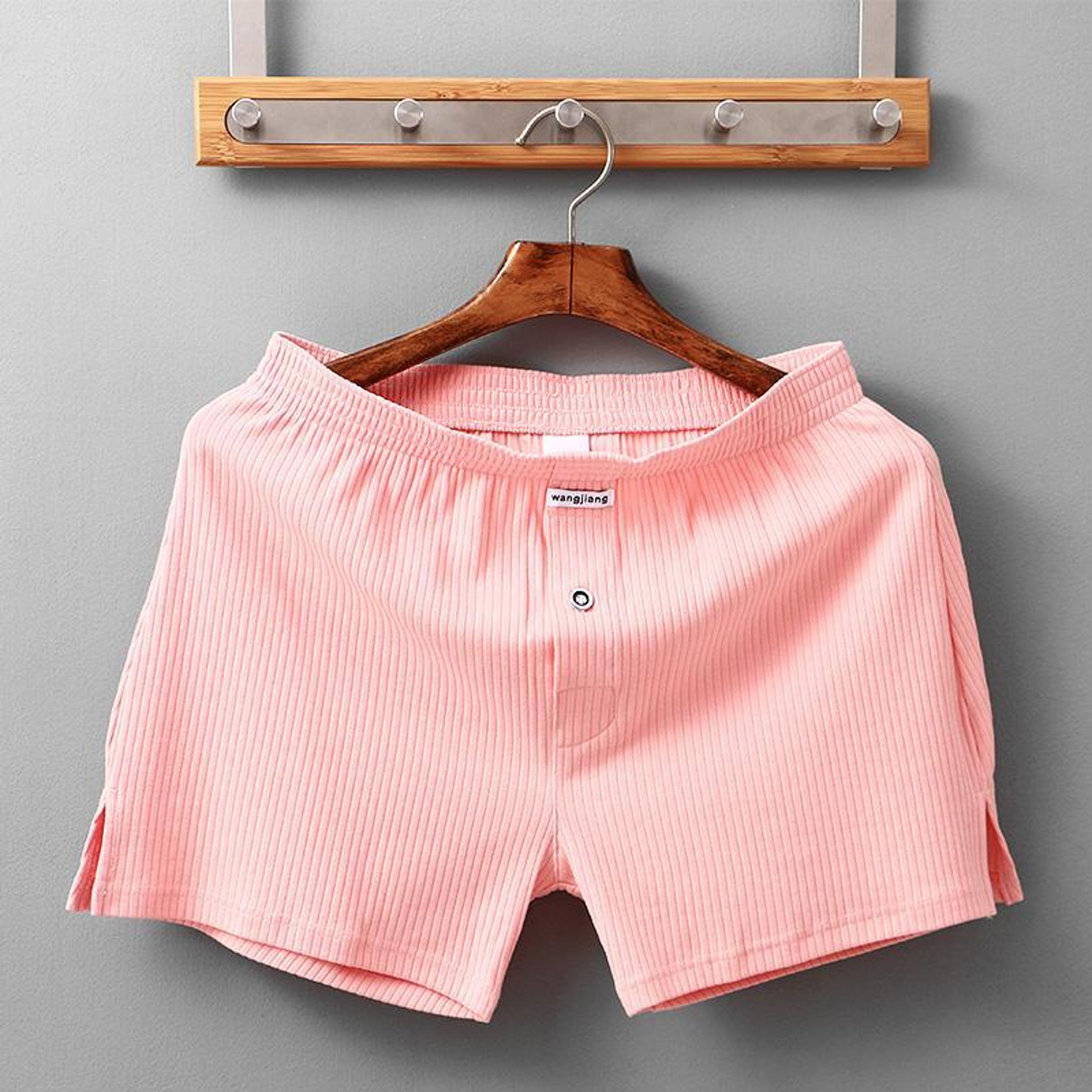 Stretch Cotton Boxer Shorts For Men Soft Breathable Loungewear Underwear 4