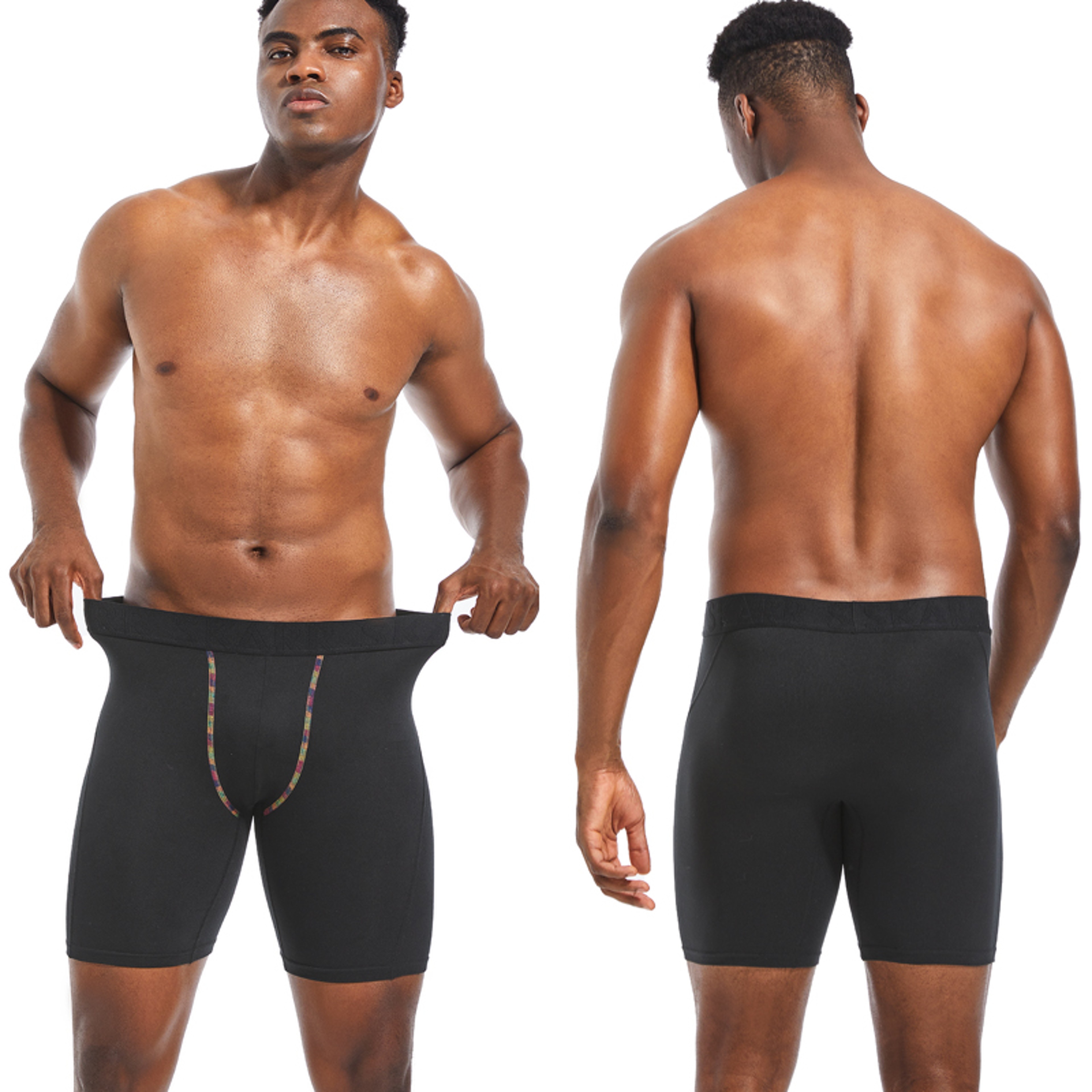 Comfort Flex Long Mens Boxer Briefs Stretch Boxer Shorts For All Day Comfort 2