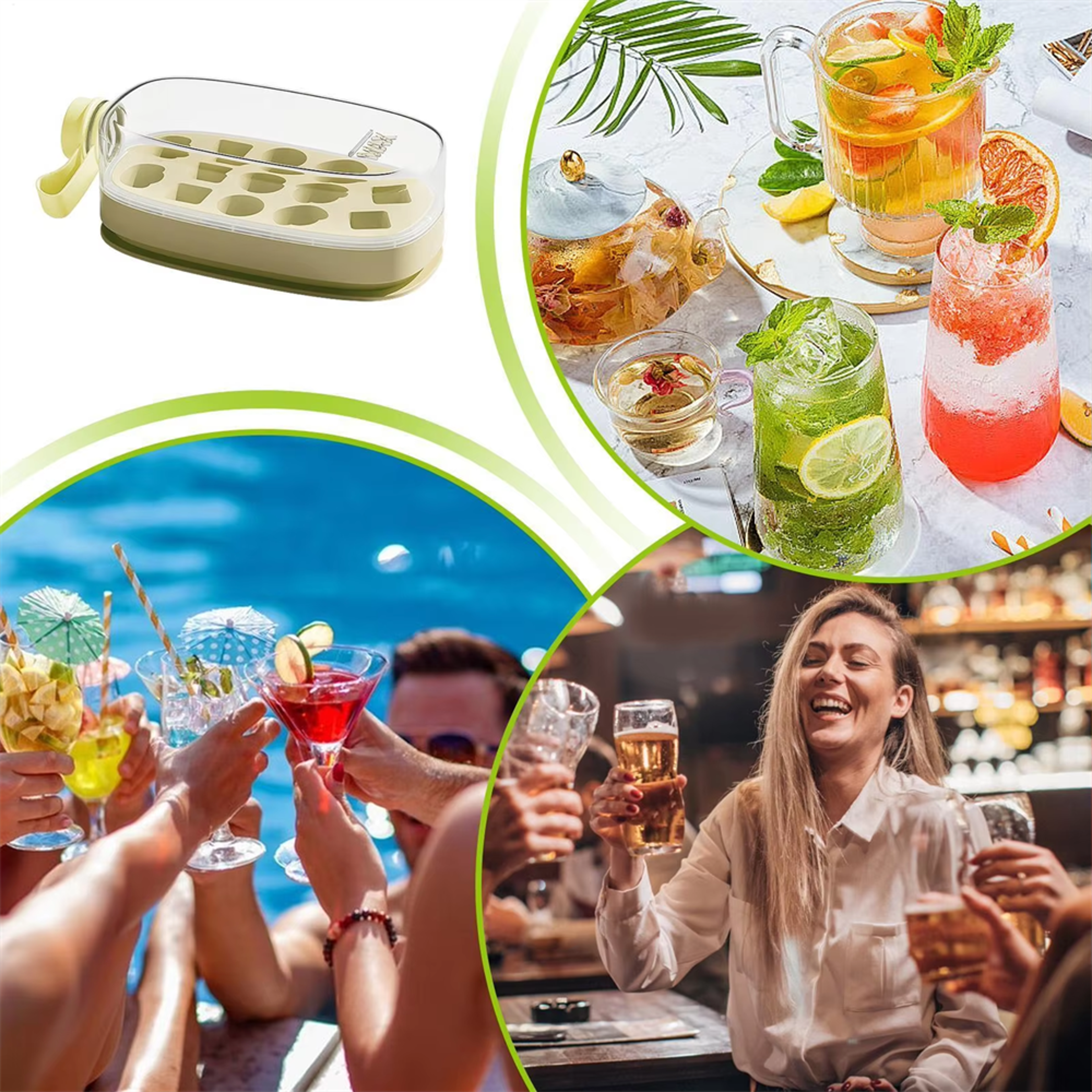 Ice Maker Water Bottle With Straw And Easy Release Ice Mold 4