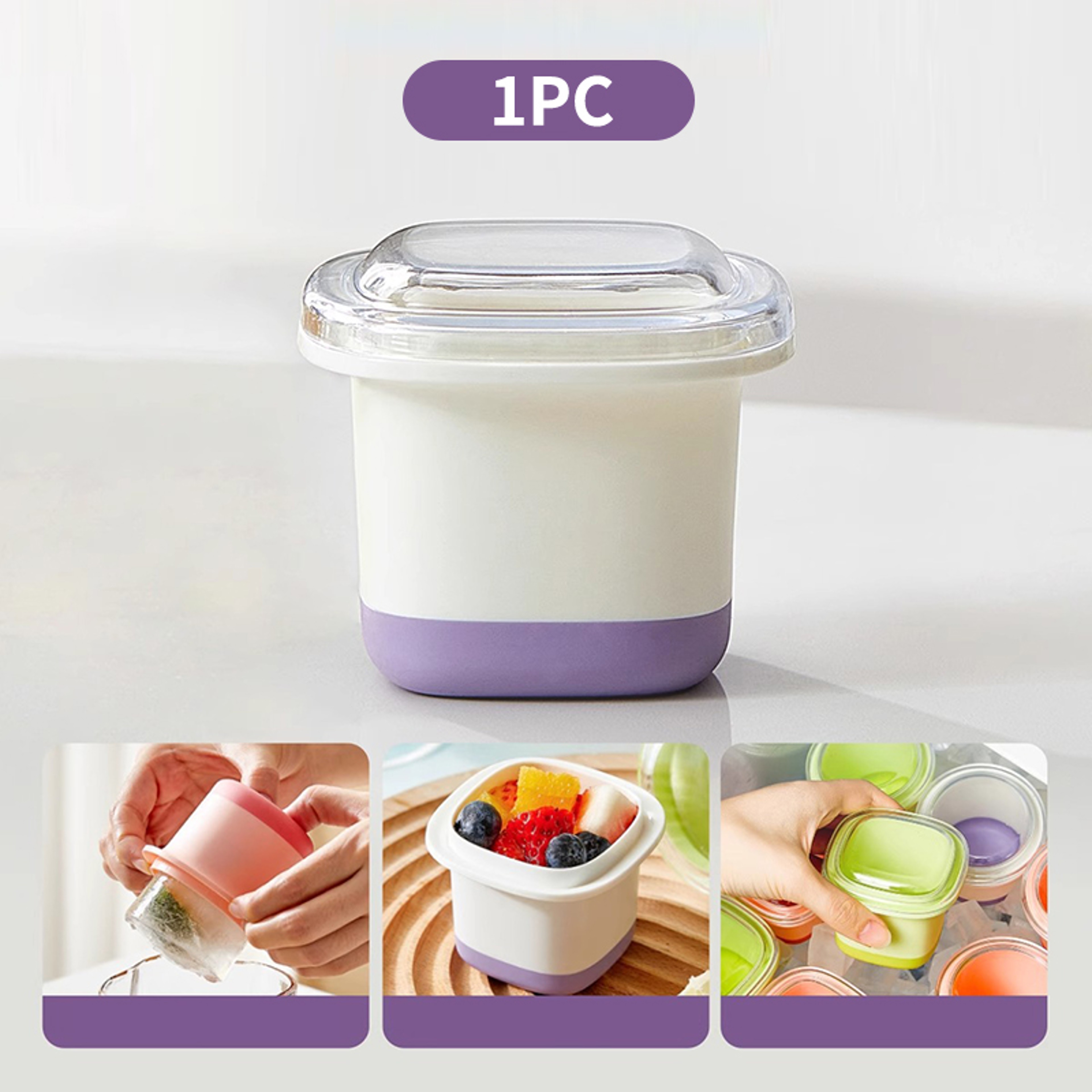 Large Ice Cube Tray Food Grade Ice Mold Reusable Ice Maker For Chilled Drinks 11