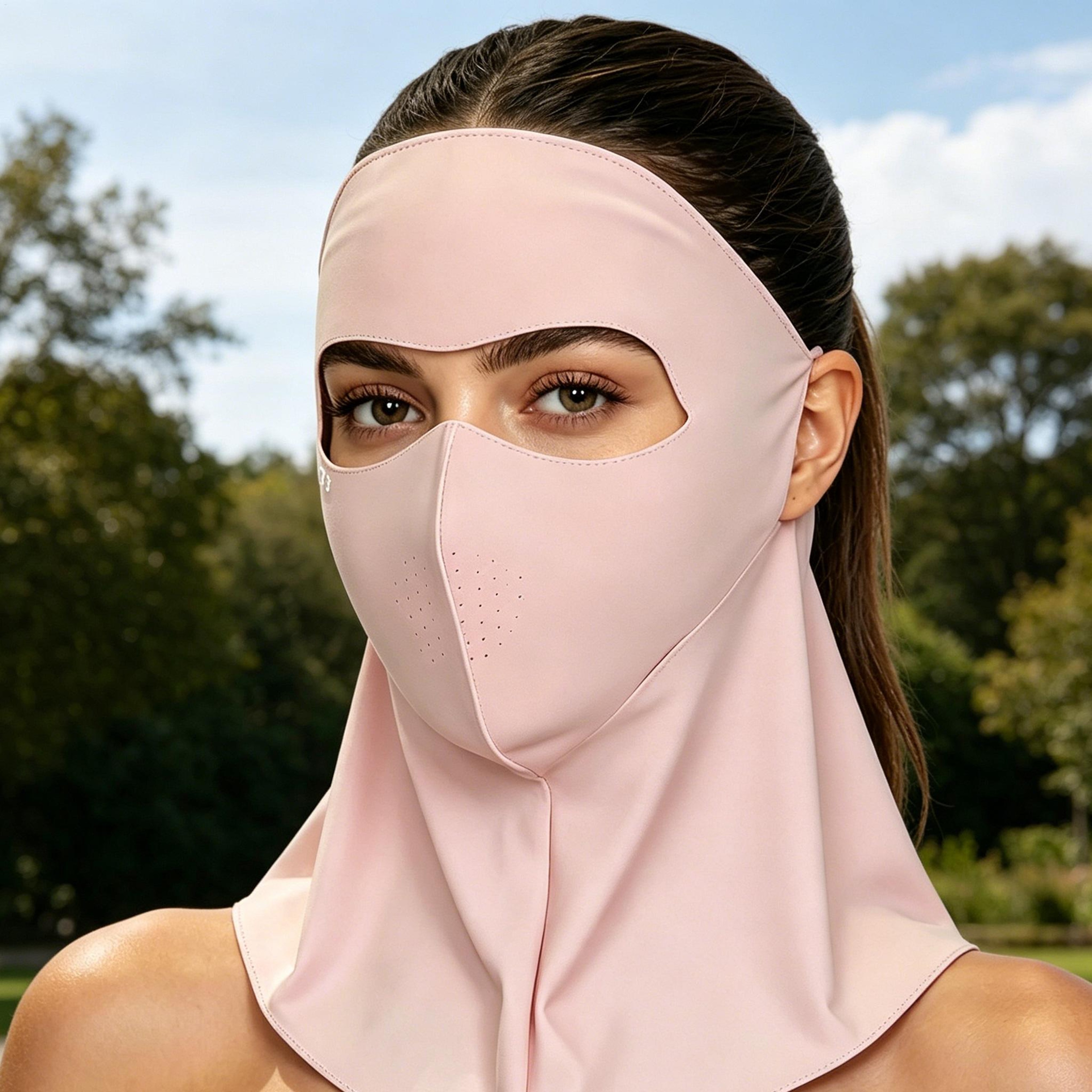 UPF UV Face Cover Breathable Sun Protection Face Mask For Cycling Hiking  Outdoor Sports 2