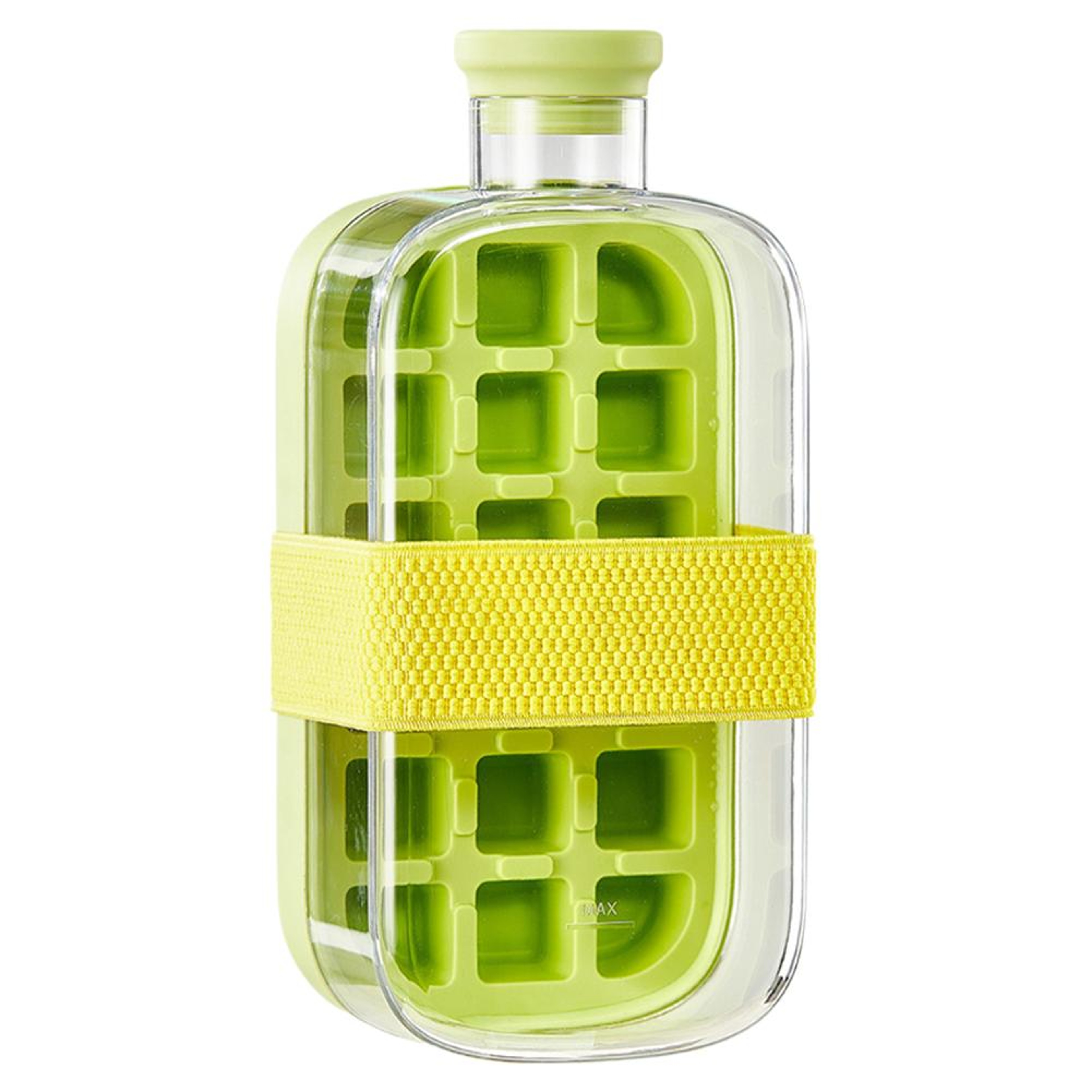 Portable Ice Maker Bottle With Straw Leakproof Ice Cube Water Bottle For Travel And Summer Drinks 0