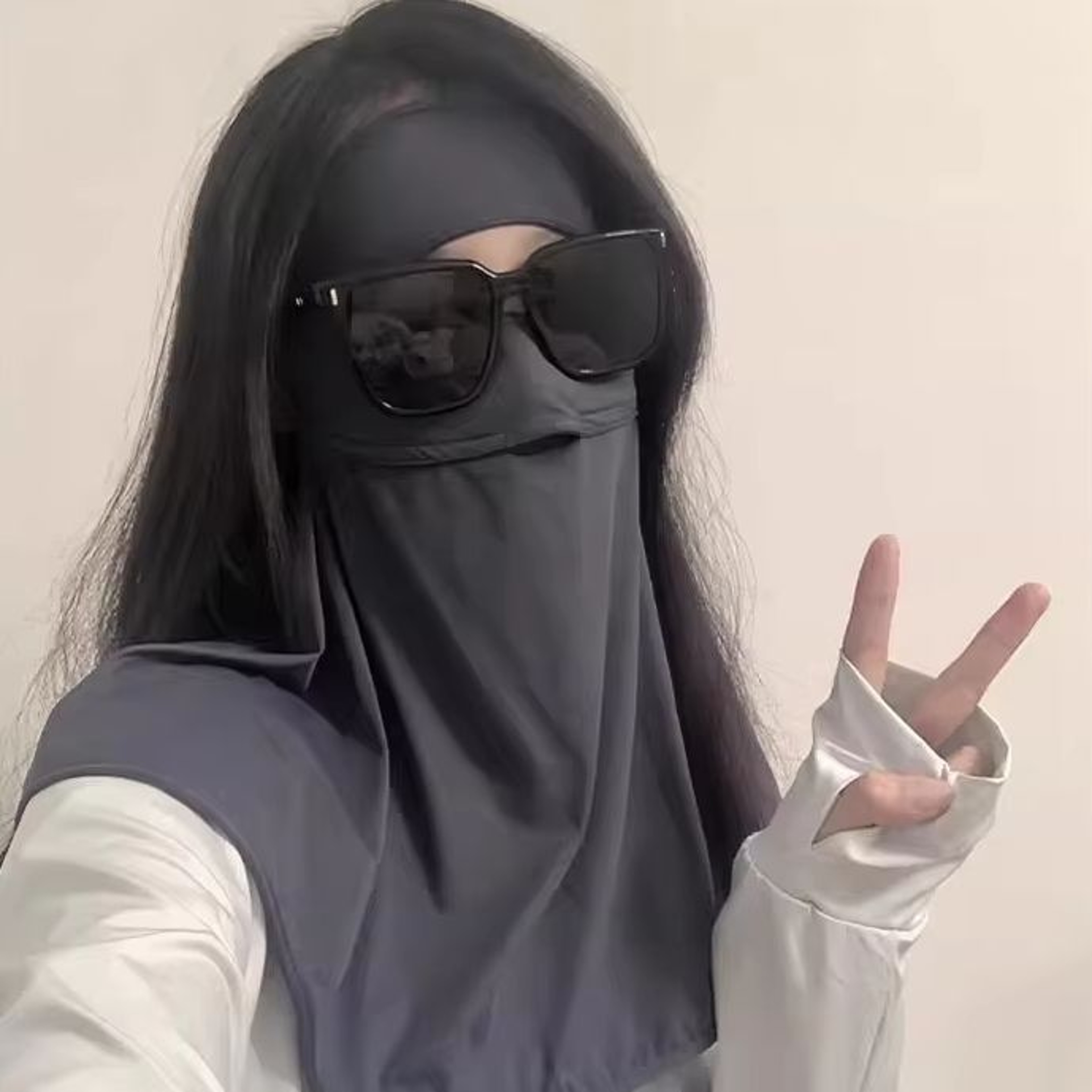 Womens UV Face Mask With Sun Visor  Neck Cover Cooling Sun Protection Mask 0