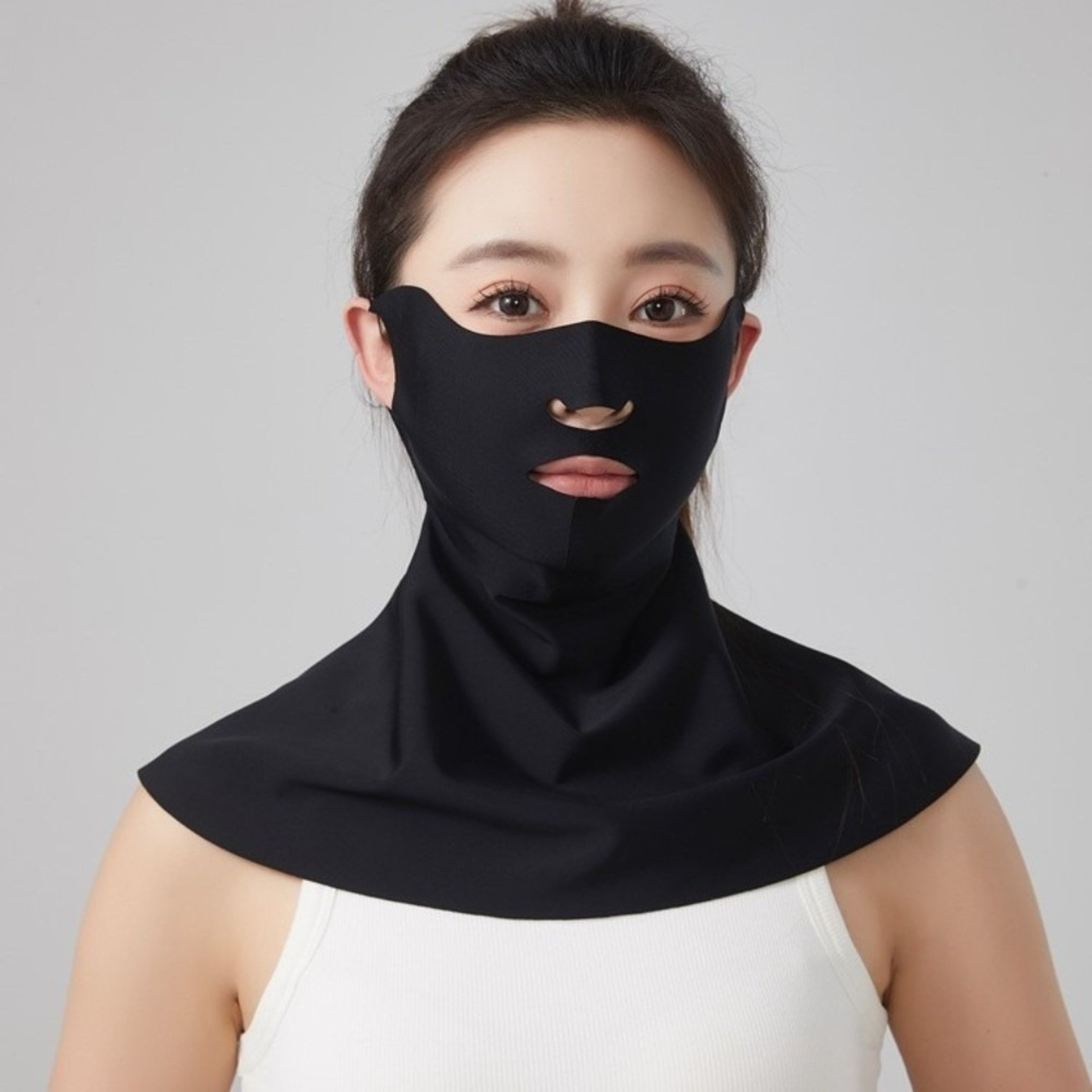 Ice Silk UV Protection Face Mask With Neck Cover For Summer Outdoor Sun Shield 2