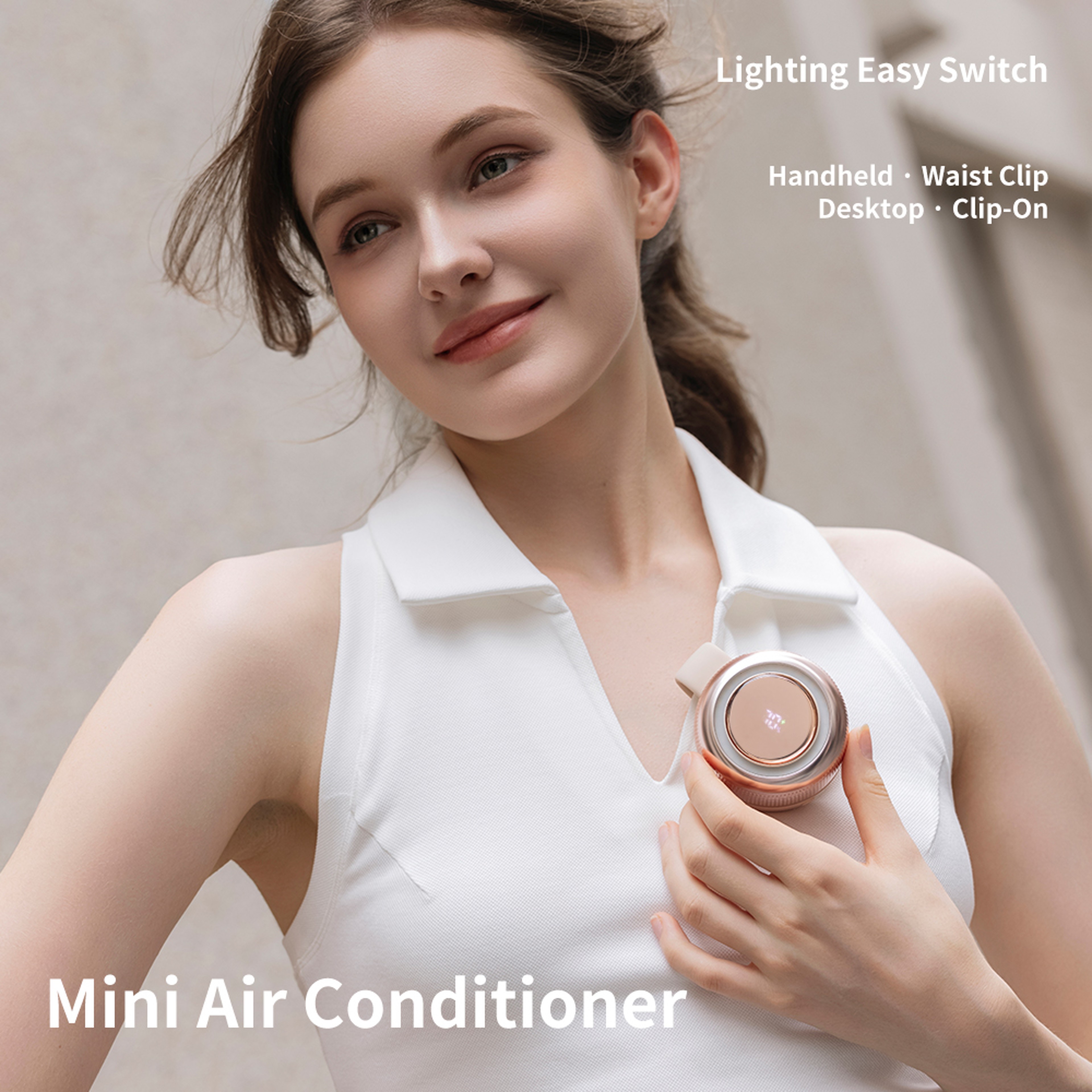 Portable Rechargeable Clip On Fan With Turbo Airflow For Desk Office Travel 1