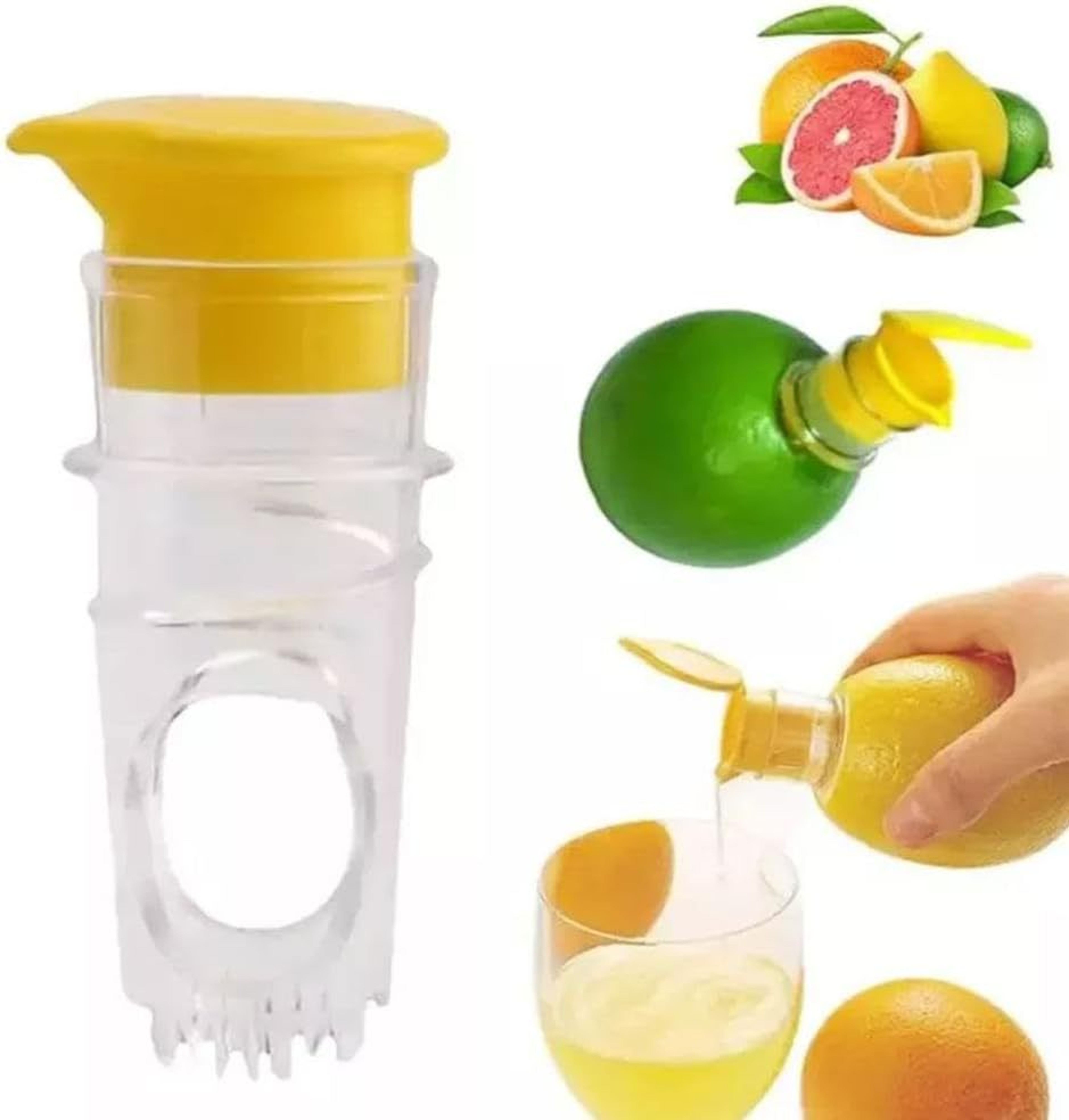 Fresh Seal Manual Citrus Juicer Mini Lemon Squeezer  Orange Juice Extractor 0
