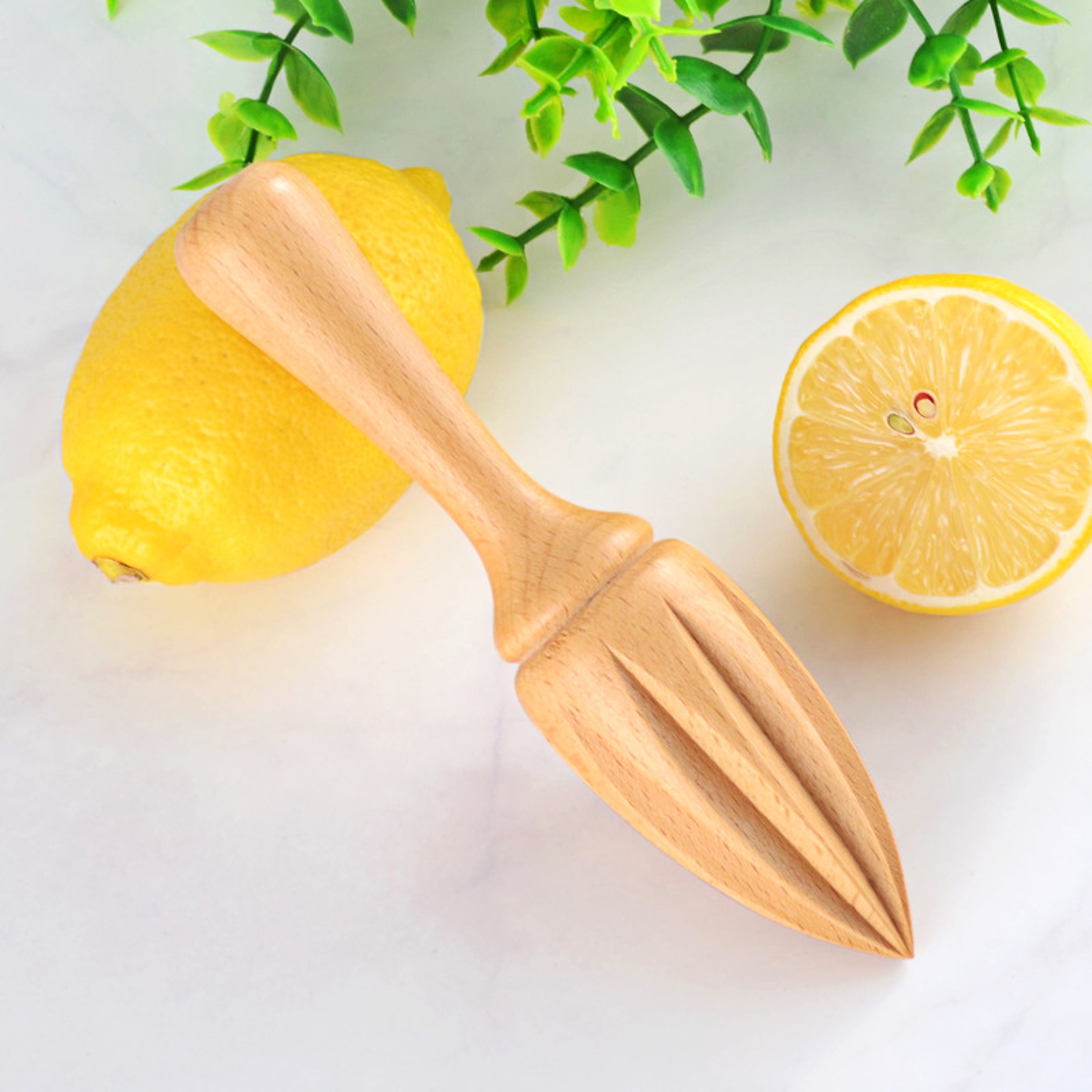 Premium Wood Citrus Reamer Handmade Lemon Juicer  Portable Citrus Squeezer 1