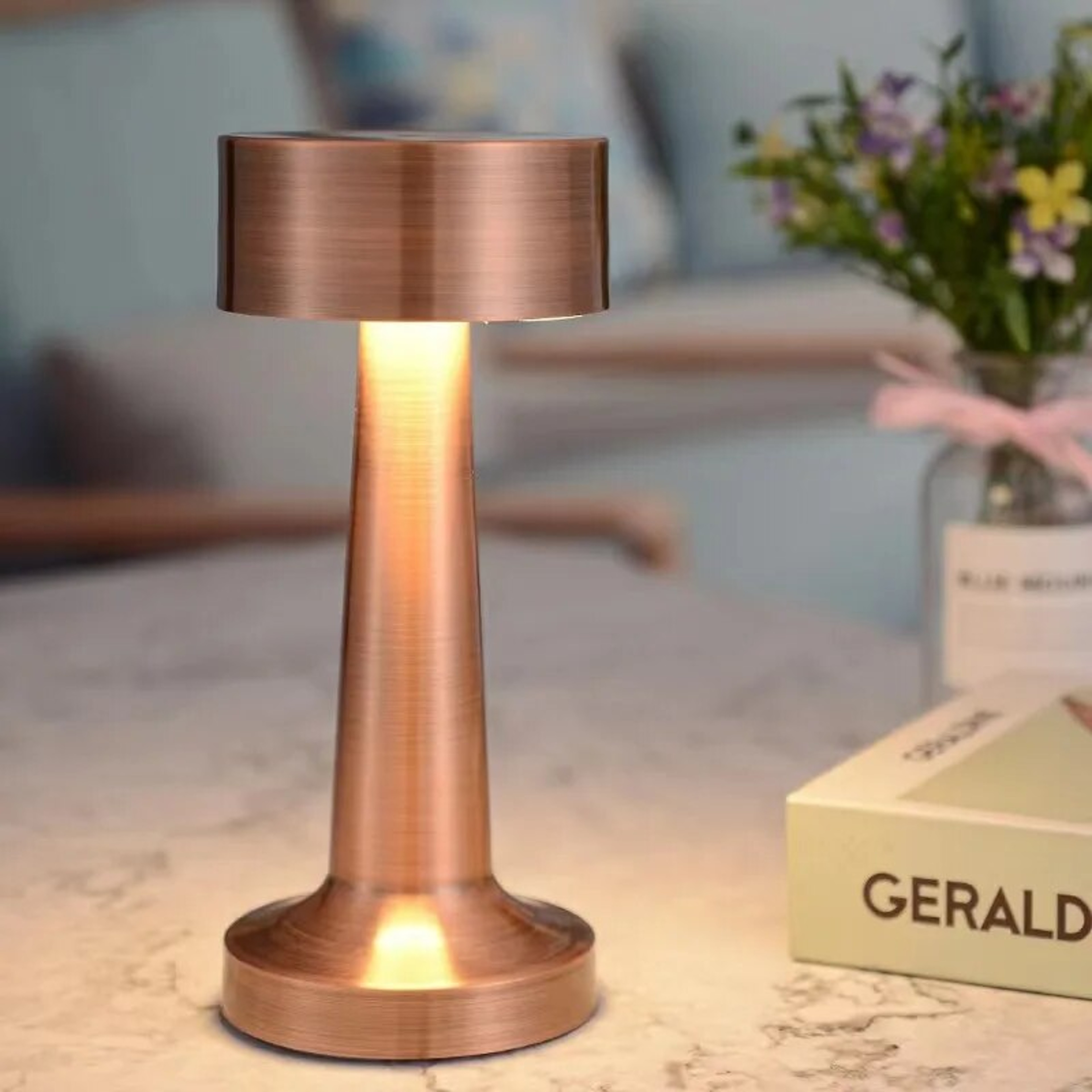 Rechargeable LED Table Lamp, Touch Sensor Night Light, Modern Desktop Decorative Lamp for Bedroom – view 1