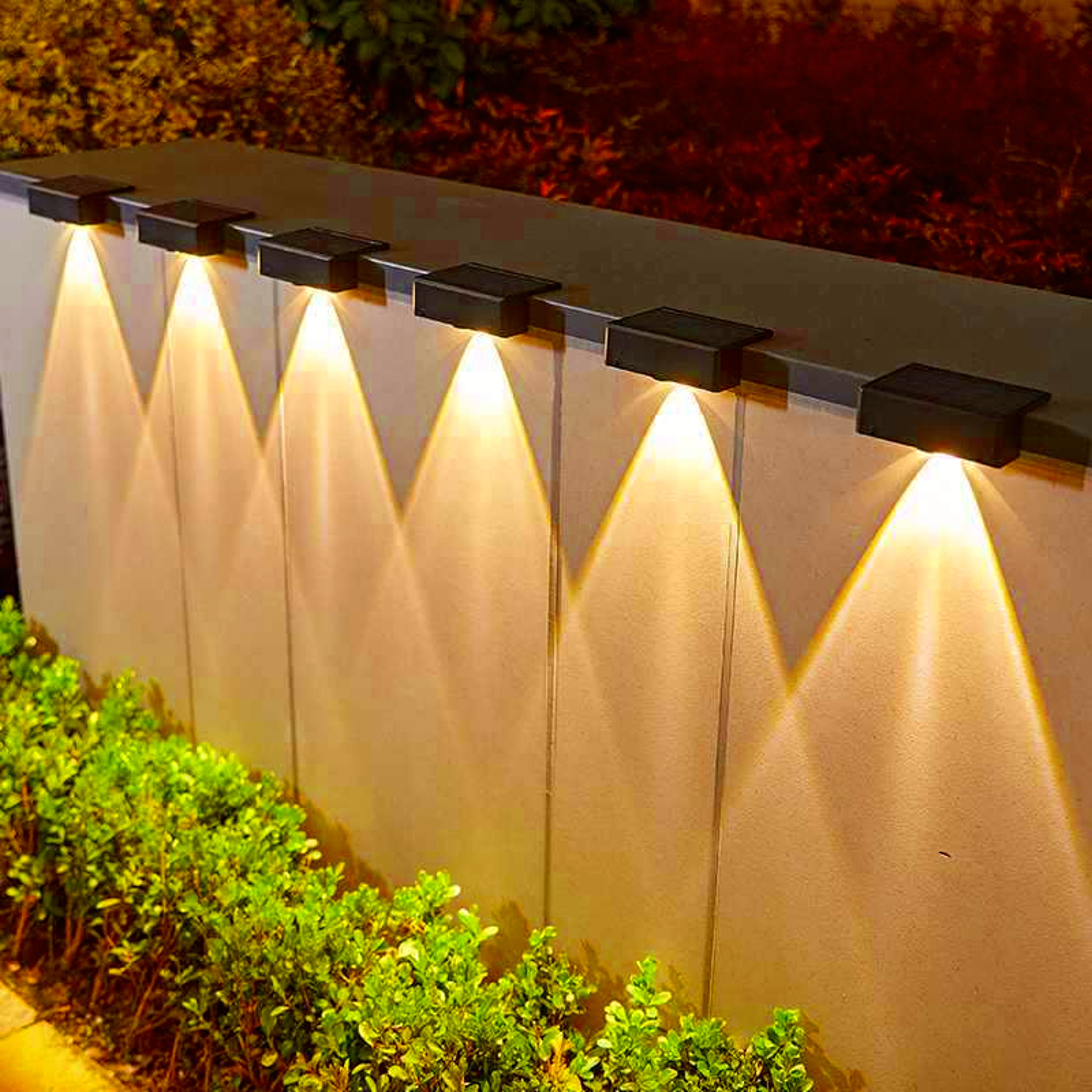 Ultra Bright Solar Lights Outdoor, Waterproof Garden Wall Lamp, Decorative Induction Lighting – view 1